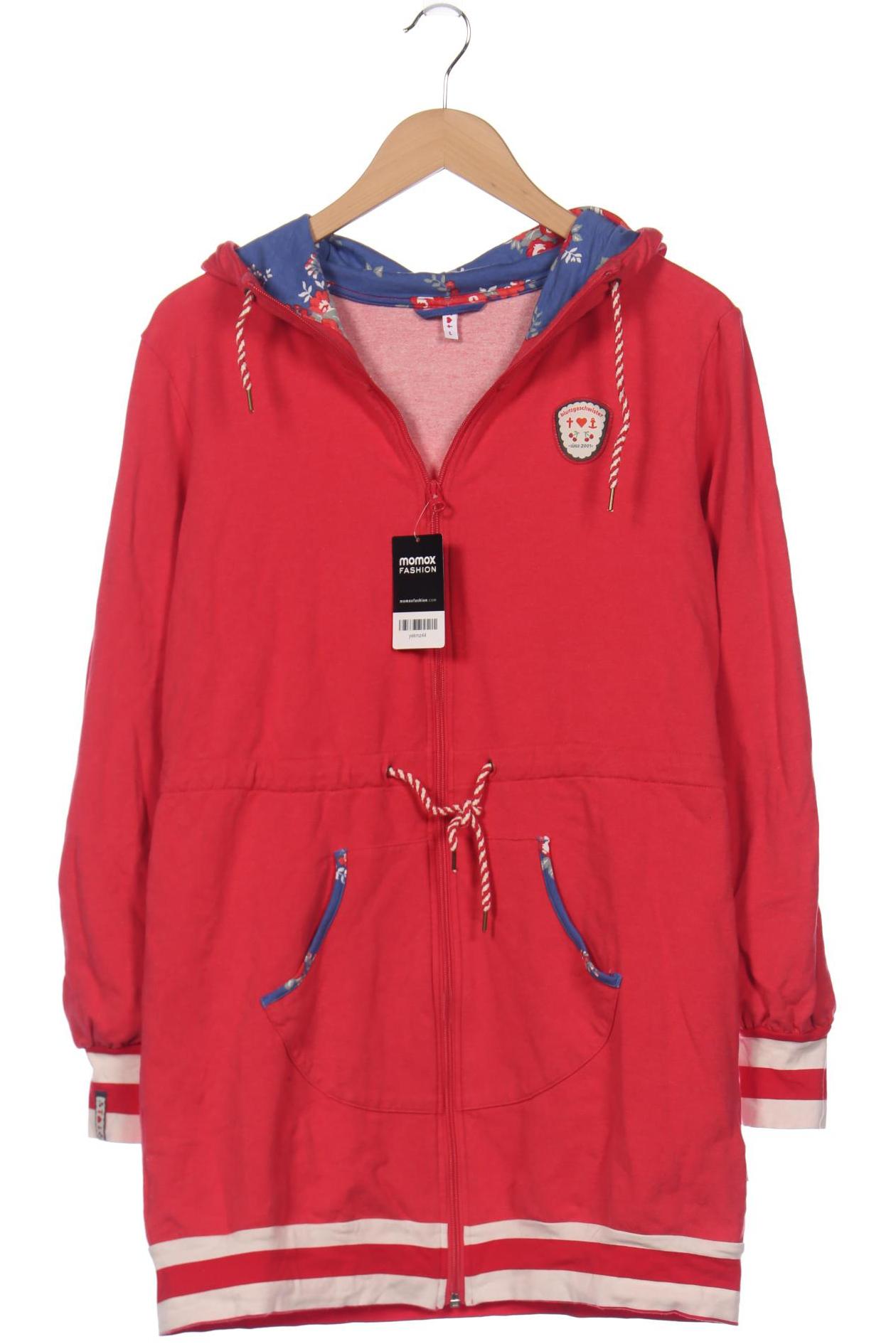 

Blutsgeschwister Damen Kapuzenpullover, rot