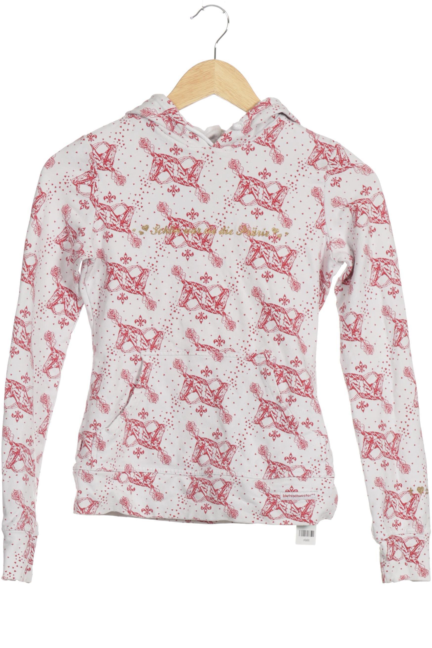 

Blutsgeschwister Damen Kapuzenpullover, weiß, Gr.