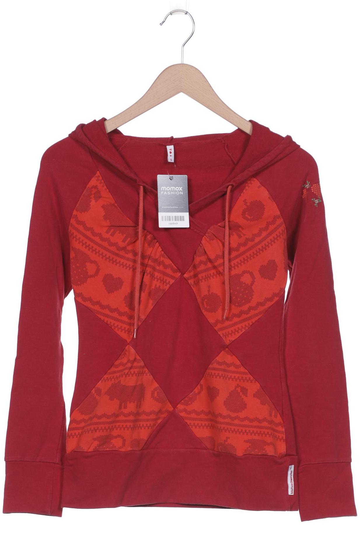 

Blutsgeschwister Damen Kapuzenpullover, rot