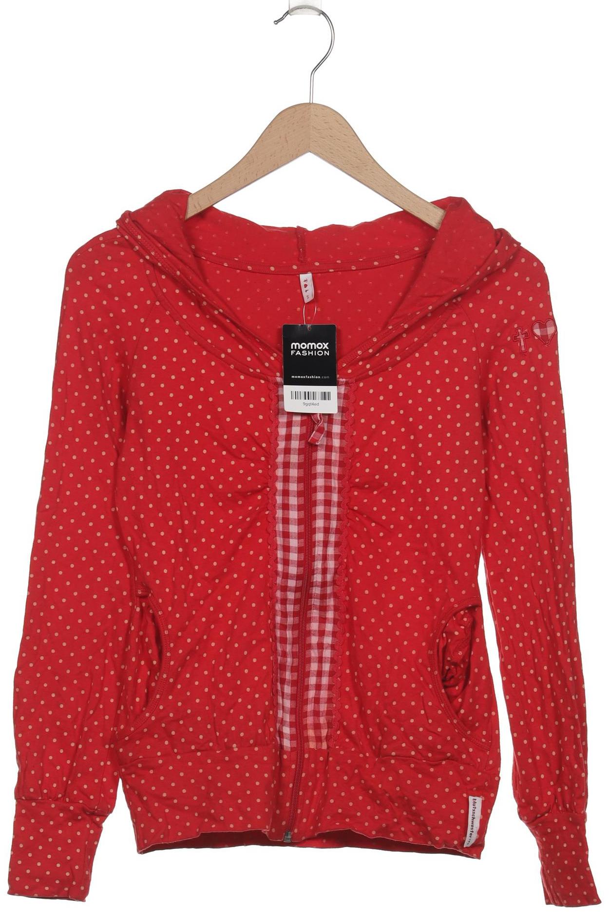 

Blutsgeschwister Damen Kapuzenpullover, rot, Gr. 36