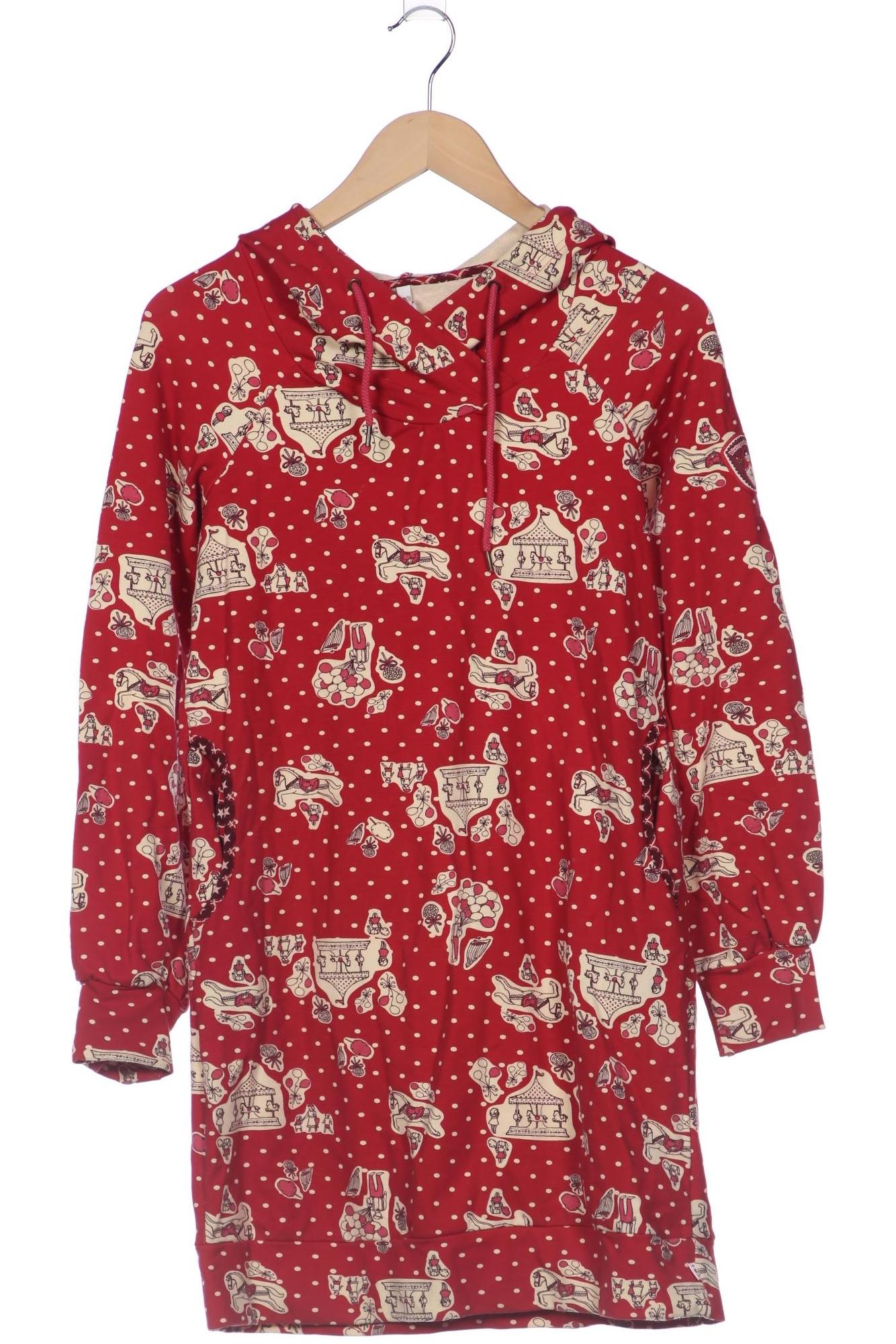 

Blutsgeschwister Damen Kapuzenpullover, rot, Gr. 38