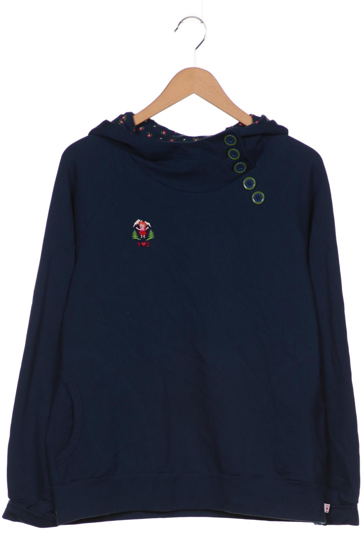 

Blutsgeschwister Damen Kapuzenpullover, blau, Gr. 46