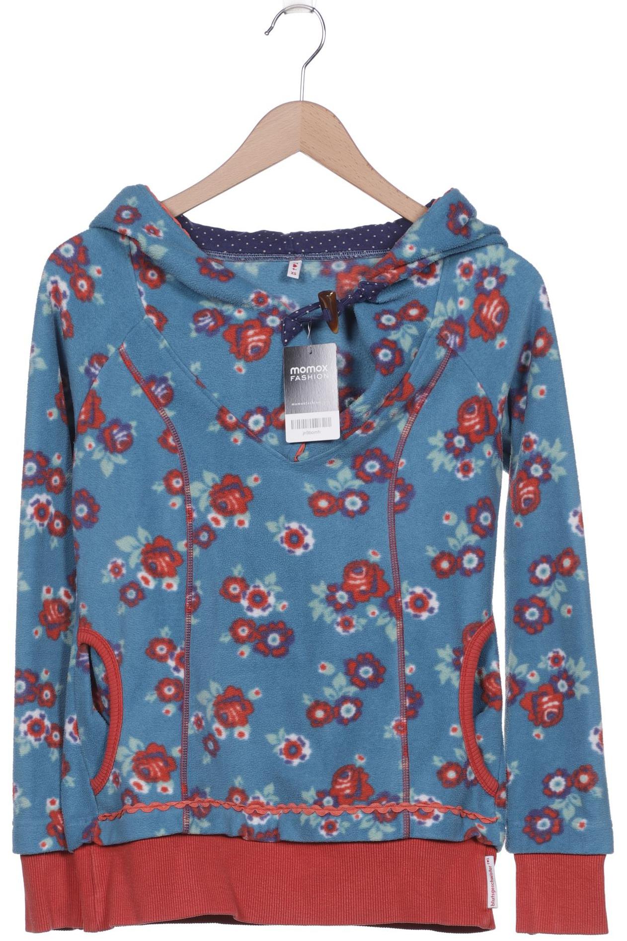 

Blutsgeschwister Damen Kapuzenpullover, blau