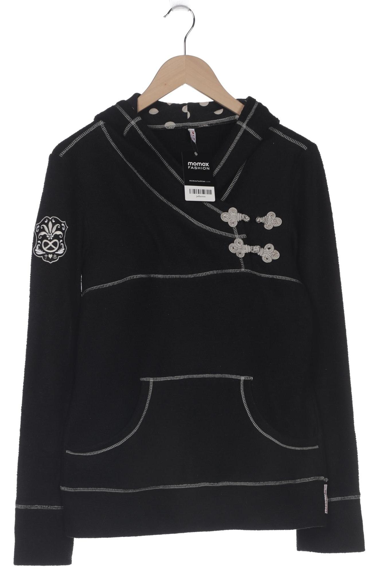 

Blutsgeschwister Damen Kapuzenpullover, schwarz, Gr. 38