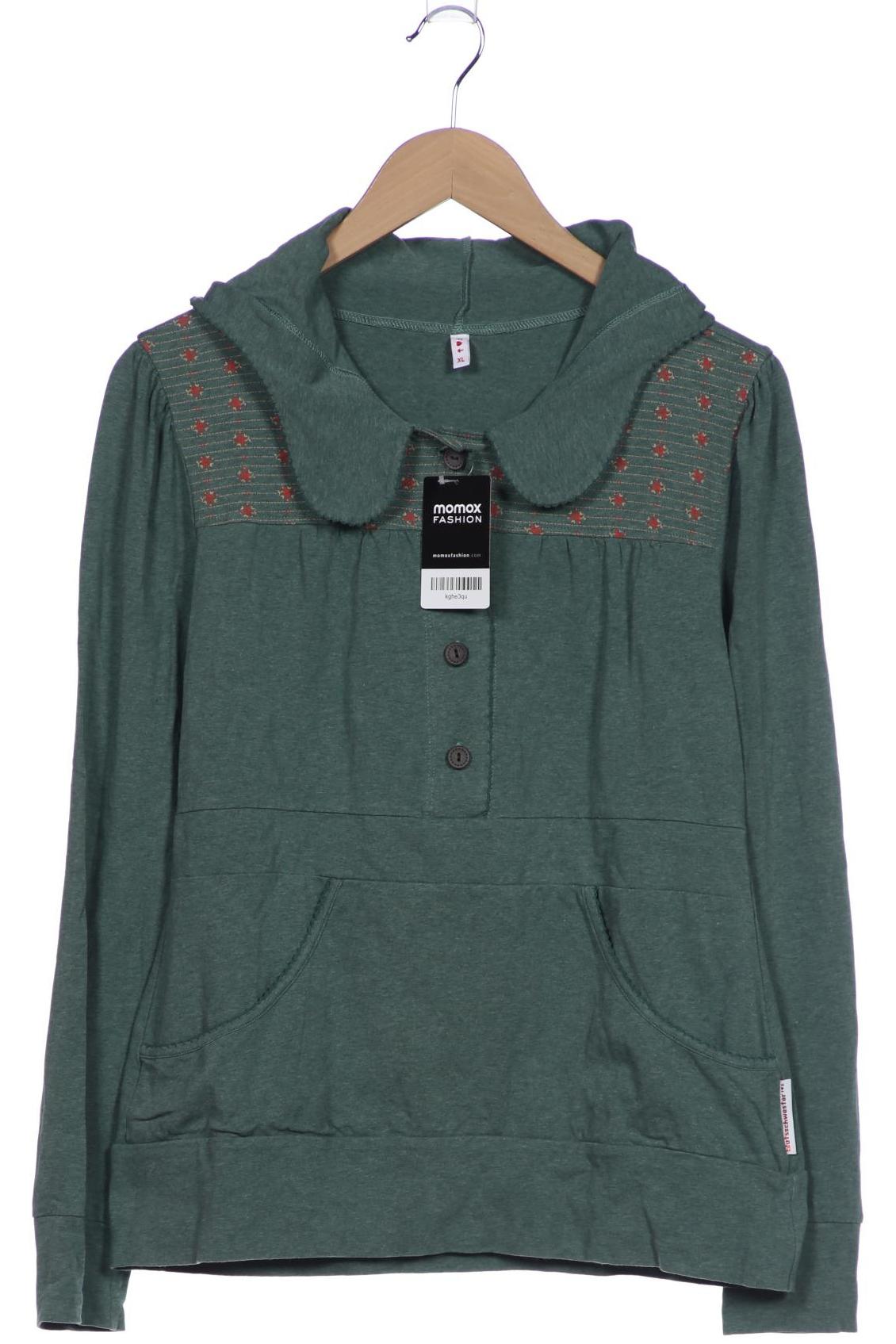 

Blutsgeschwister Damen Kapuzenpullover, grün, Gr. 44