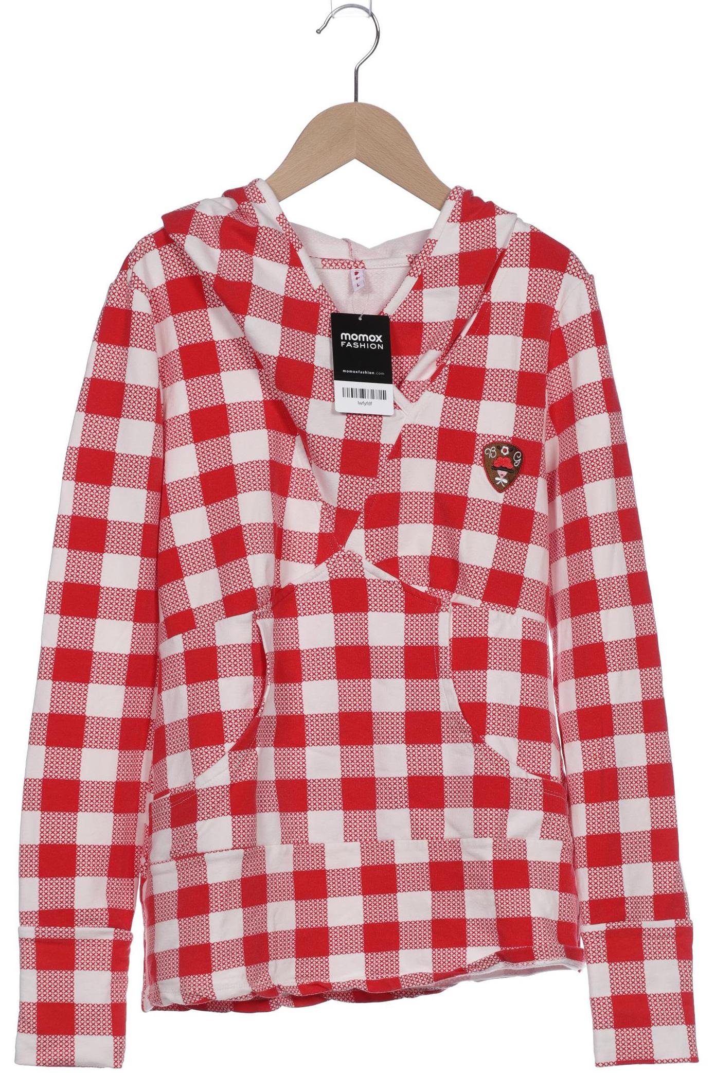 

Blutsgeschwister Damen Kapuzenpullover, rot, Gr. 42
