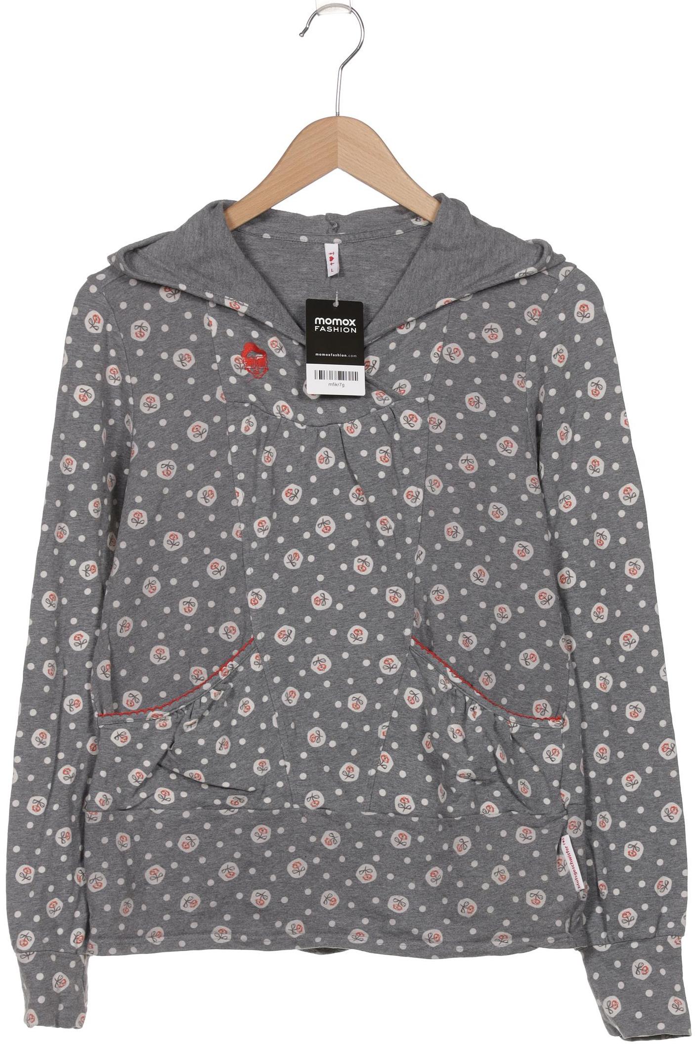 

Blutsgeschwister Damen Kapuzenpullover, grau, Gr. 42
