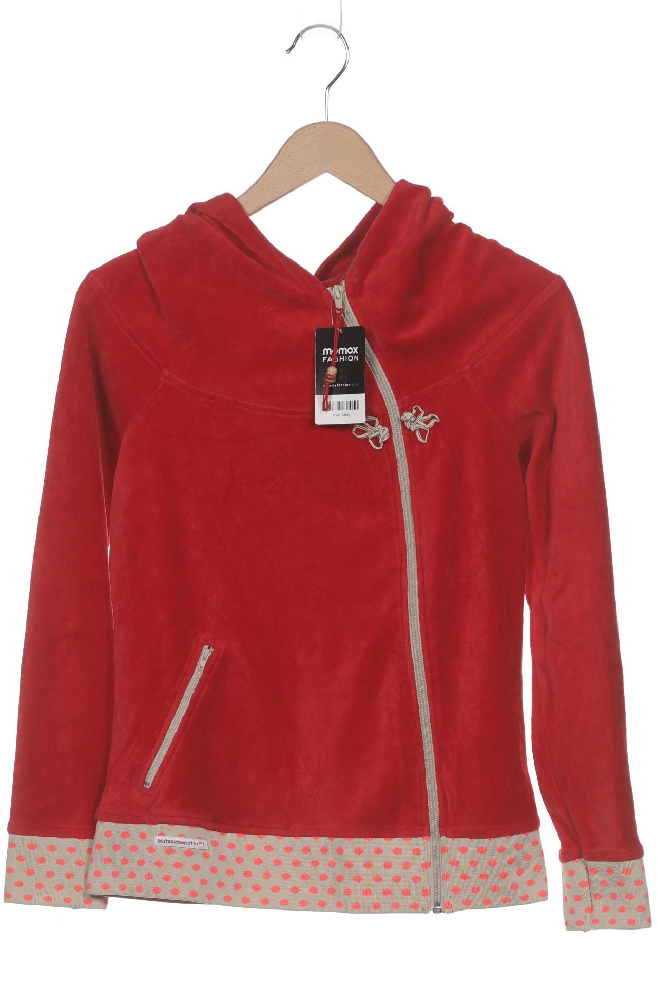 

Blutsgeschwister Damen Kapuzenpullover, rot, Gr. 36