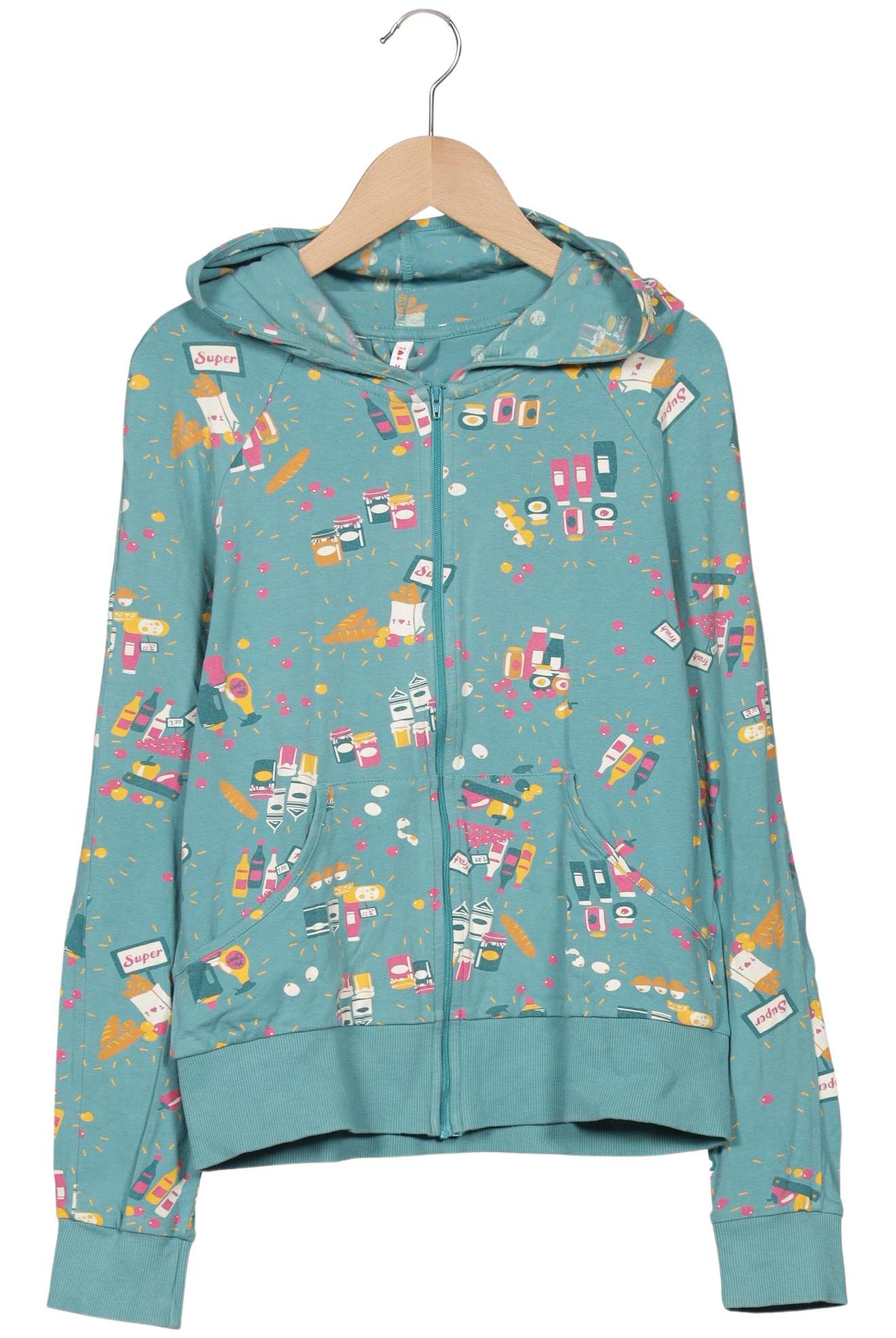 

Blutsgeschwister Damen Kapuzenpullover, türkis, Gr. 38