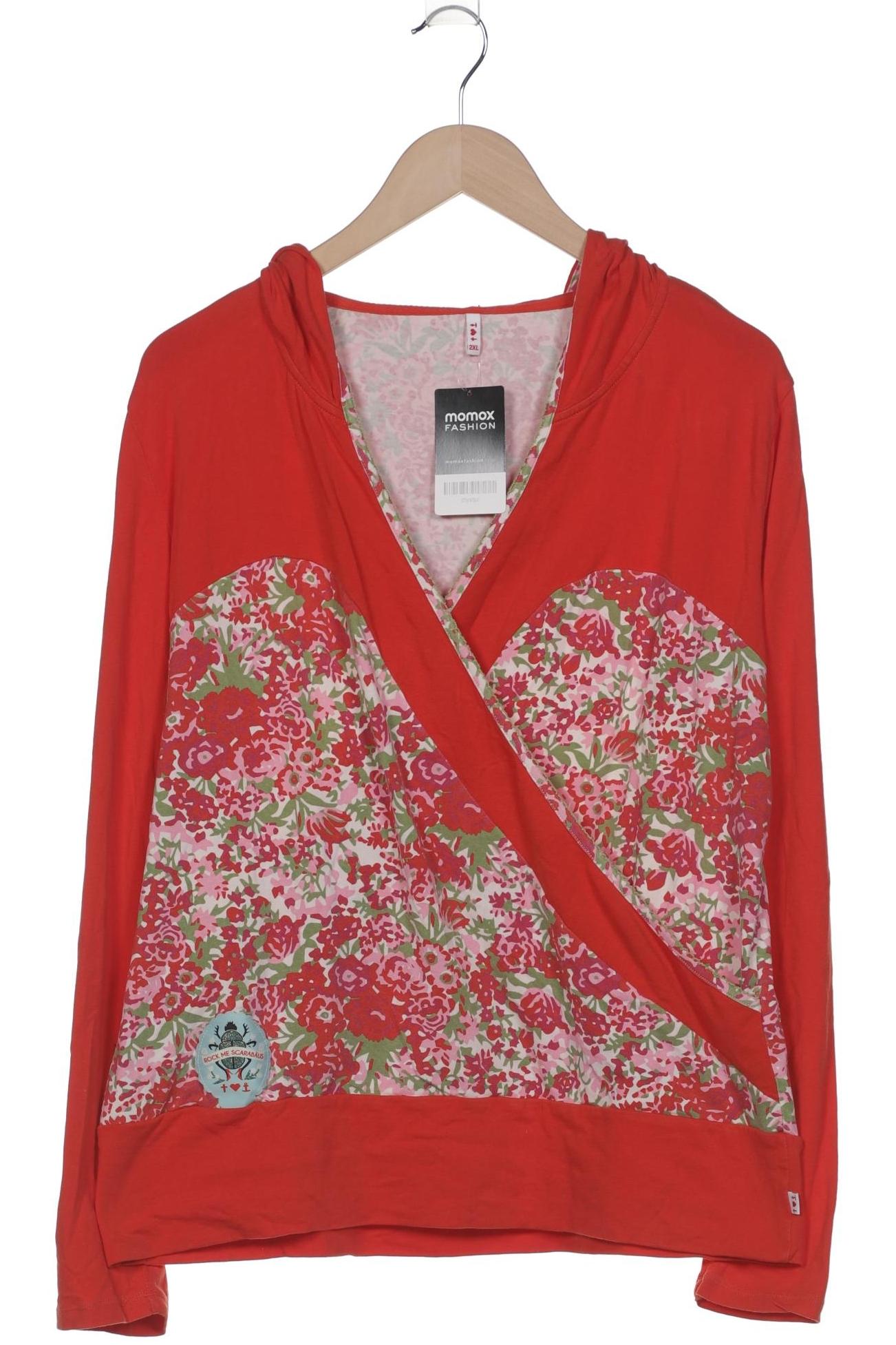 

Blutsgeschwister Damen Kapuzenpullover, rot, Gr. 46