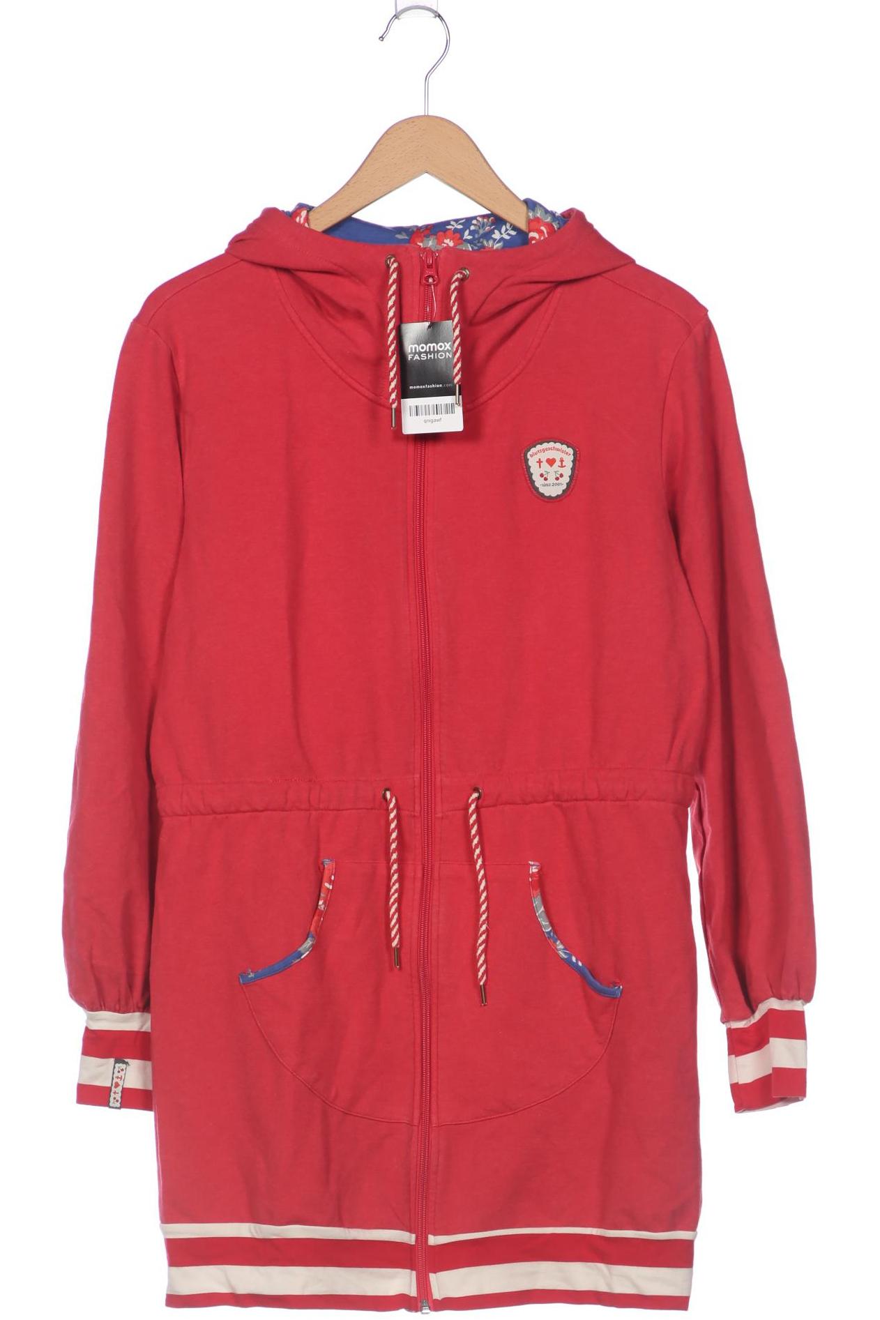 

Blutsgeschwister Damen Kapuzenpullover, rot, Gr. 44