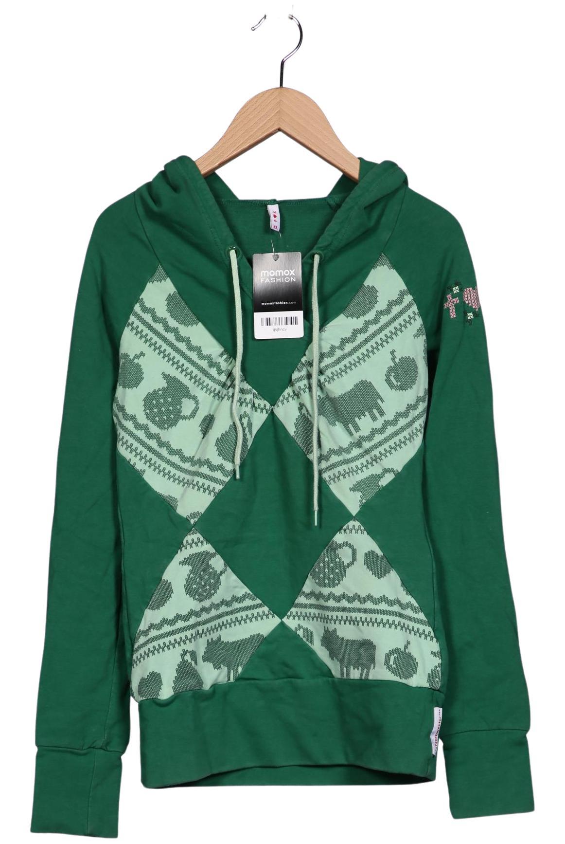 

Blutsgeschwister Damen Kapuzenpullover, grün, Gr. 34