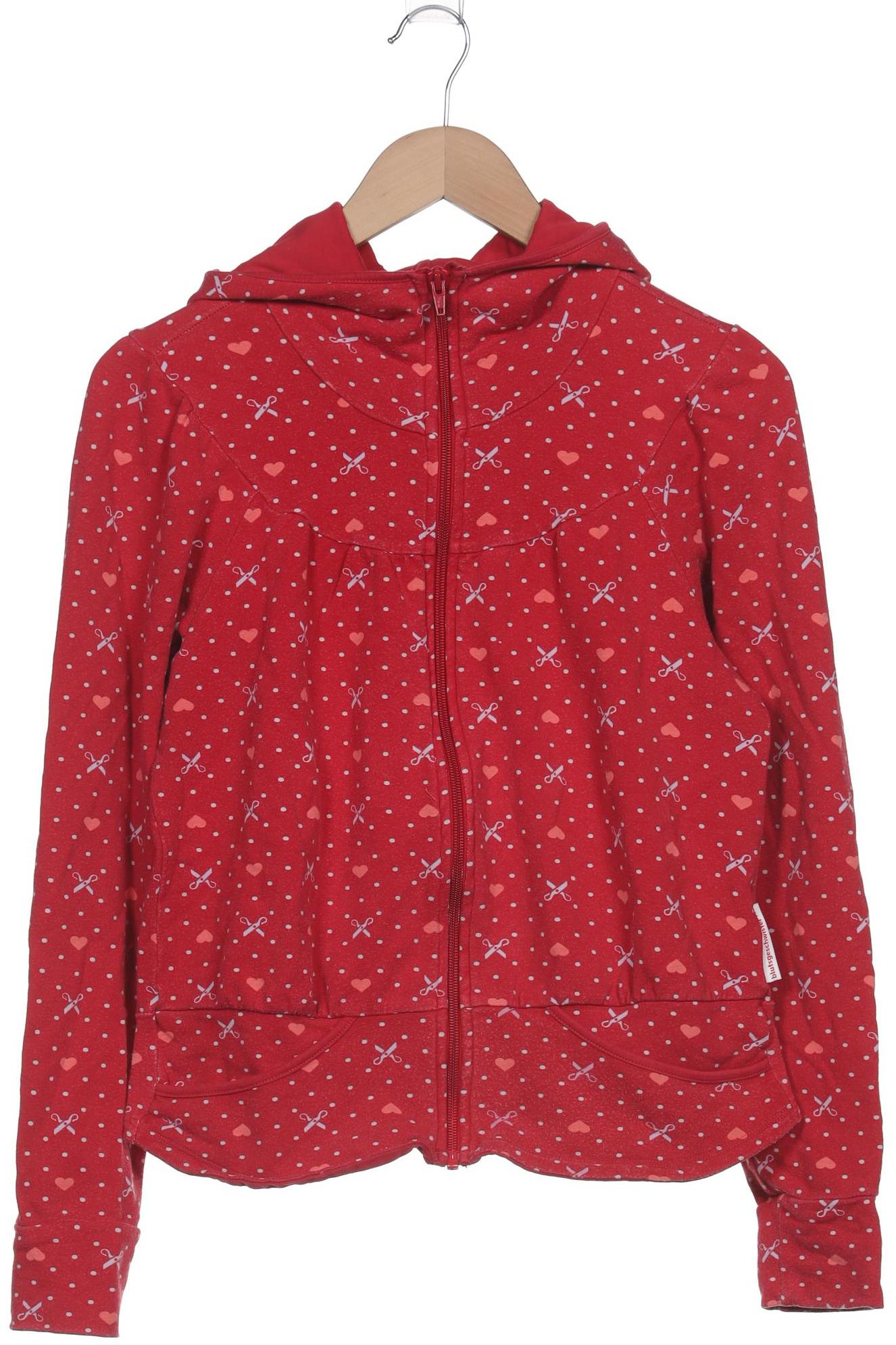 

Blutsgeschwister Damen Kapuzenpullover, rot, Gr. 38