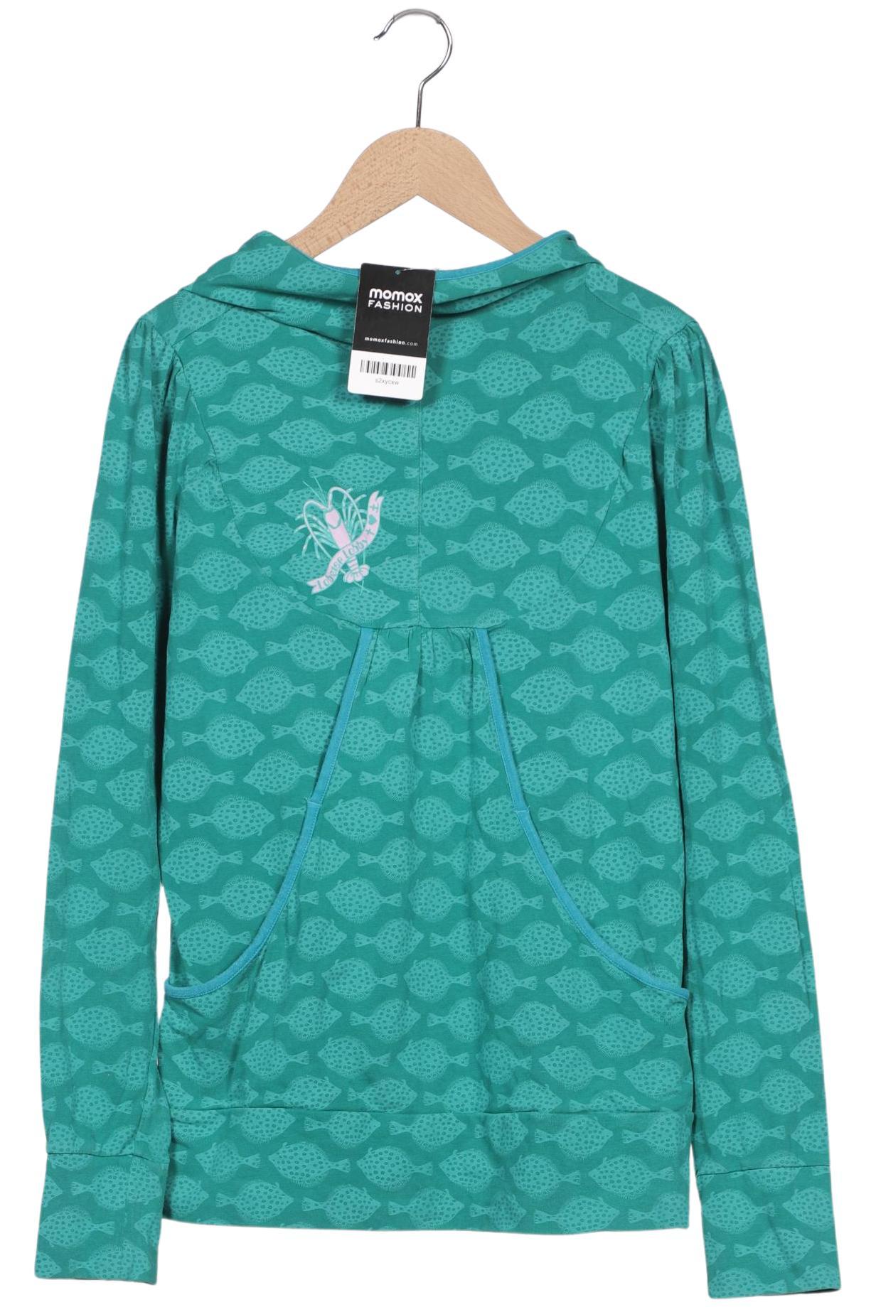 

Blutsgeschwister Damen Kapuzenpullover, türkis, Gr. 38