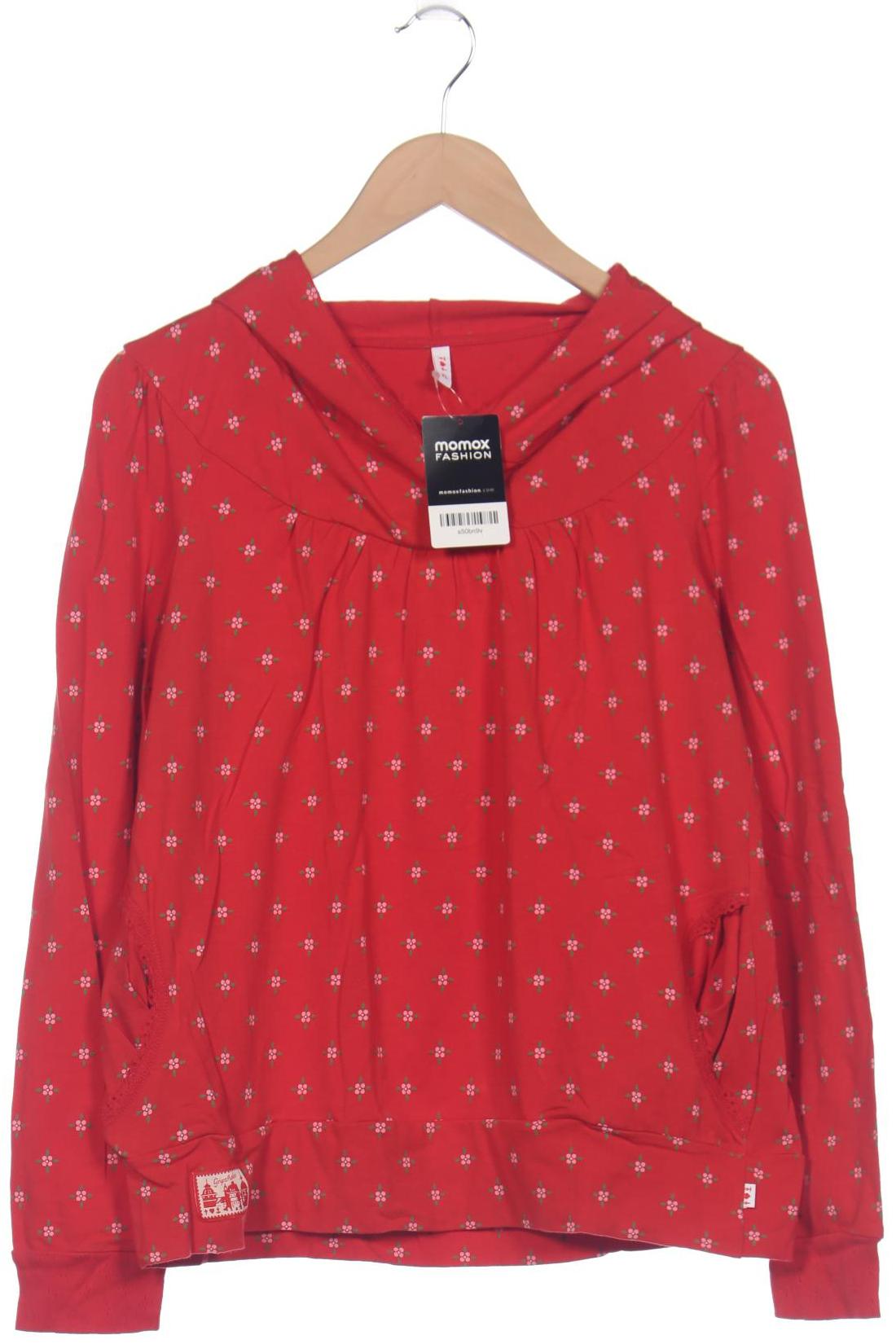

Blutsgeschwister Damen Kapuzenpullover, rot, Gr. 44