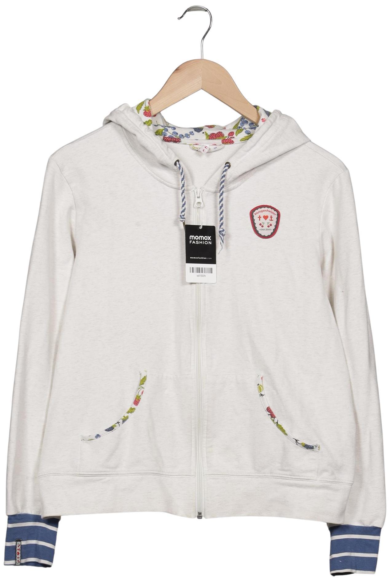

Blutsgeschwister Damen Kapuzenpullover, weiß, Gr. 42