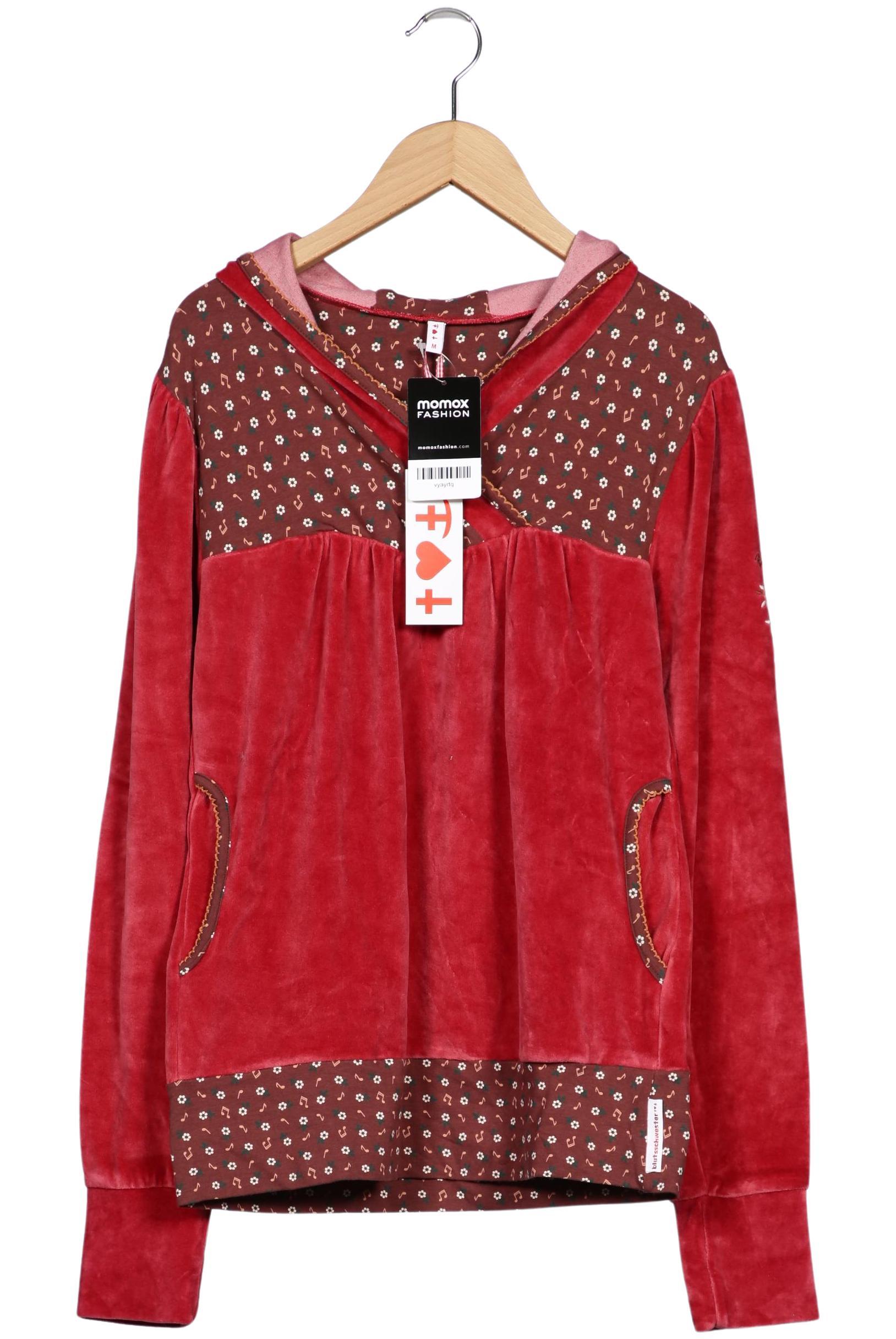 

Blutsgeschwister Damen Kapuzenpullover, rot, Gr. 38