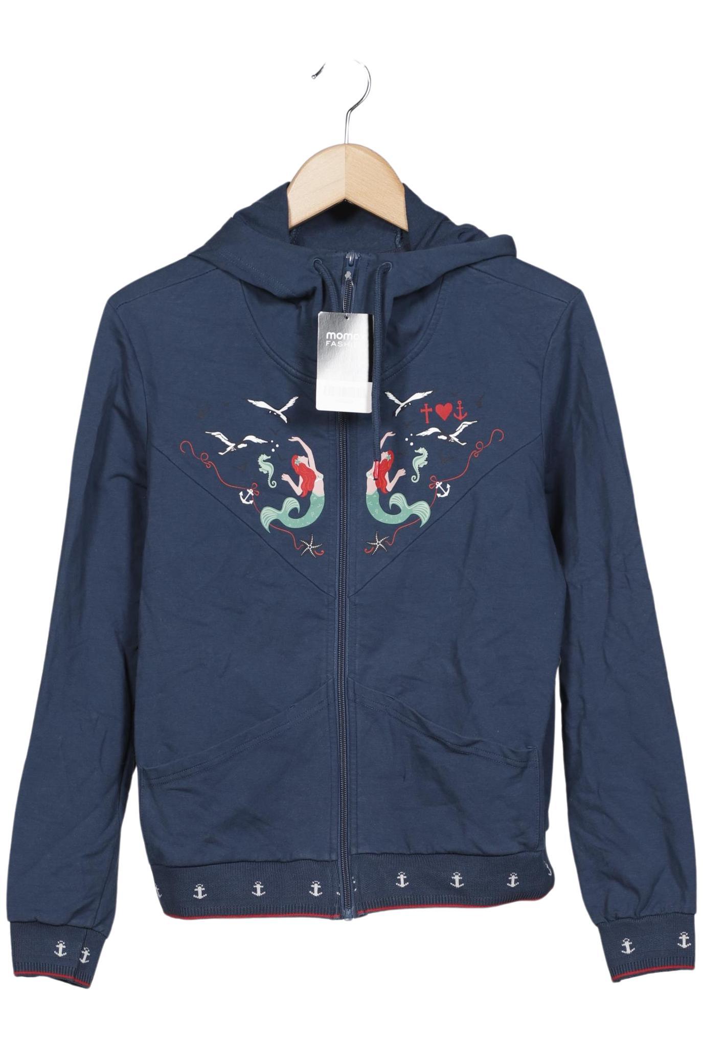 

Blutsgeschwister Damen Kapuzenpullover, marineblau, Gr. 38