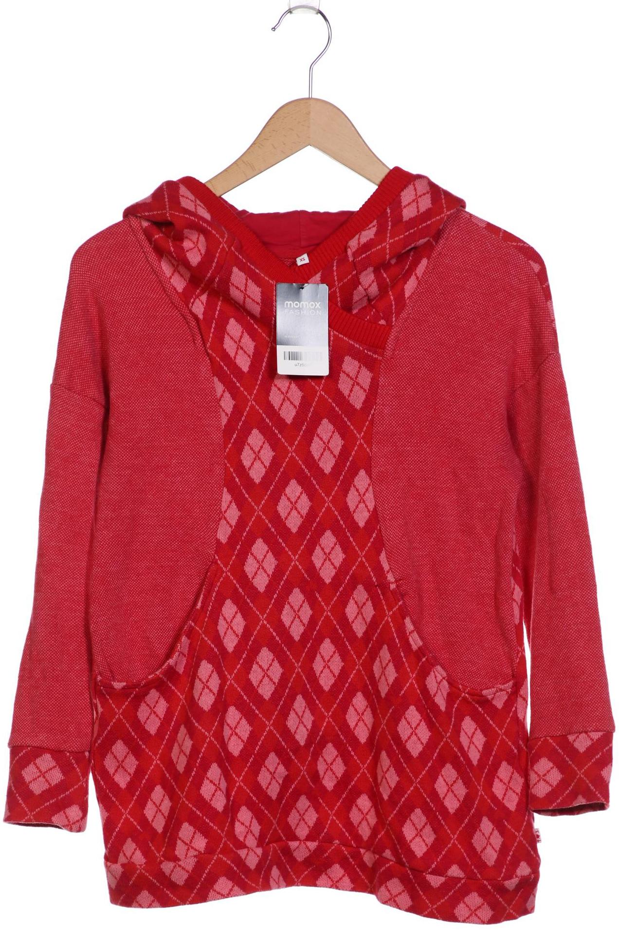 

Blutsgeschwister Damen Kapuzenpullover, rot, Gr. 34