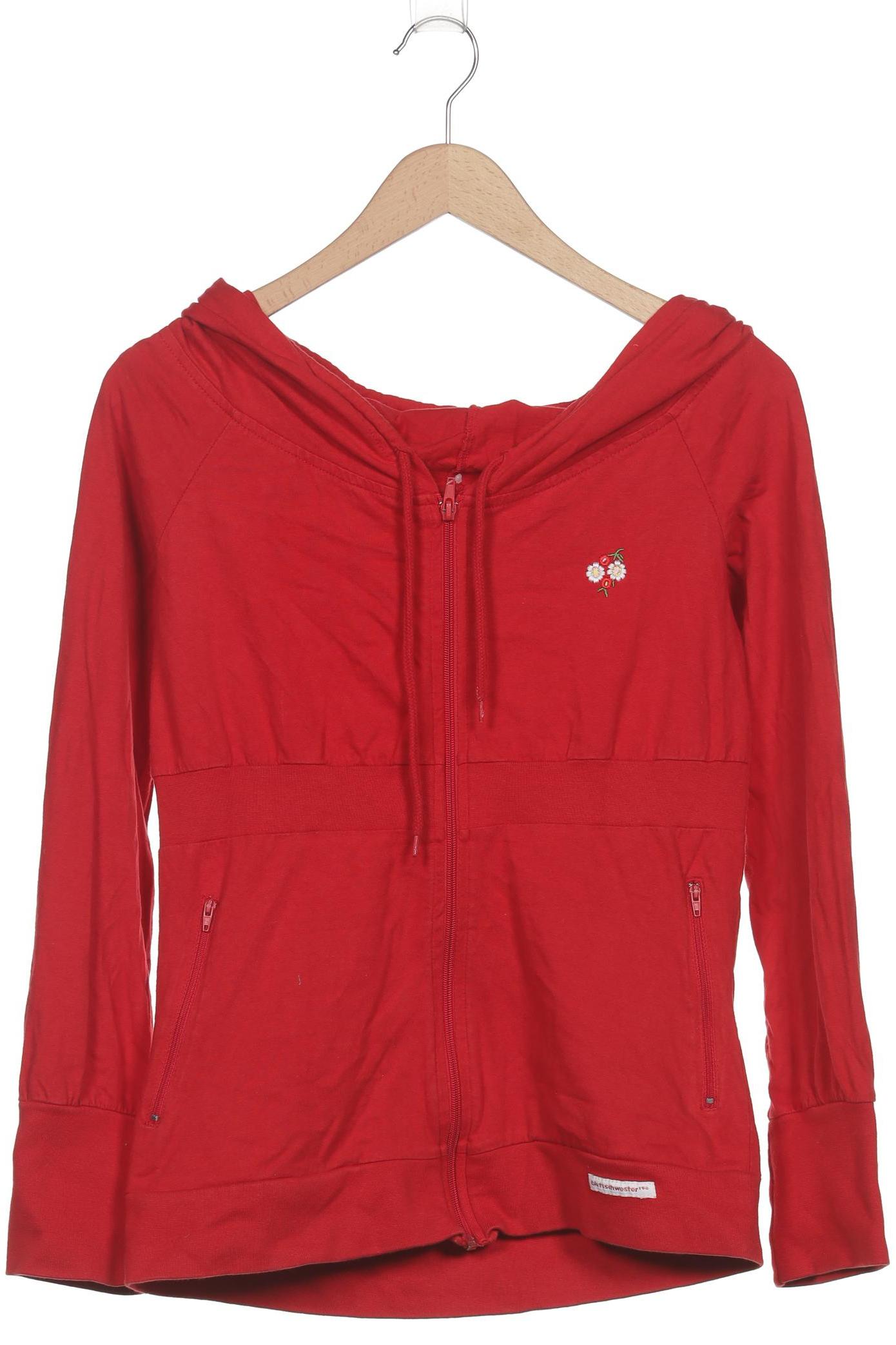 

Blutsgeschwister Damen Kapuzenpullover, rot, Gr. 42