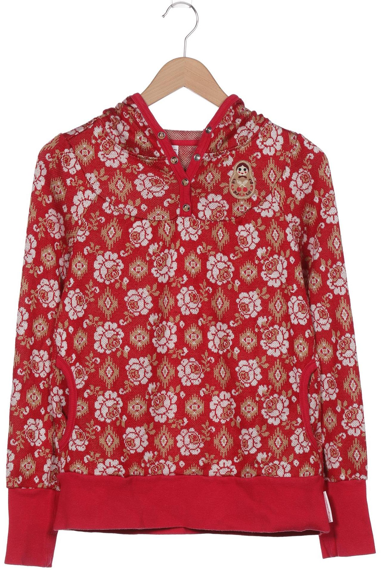 

Blutsgeschwister Damen Kapuzenpullover, rot, Gr. 42