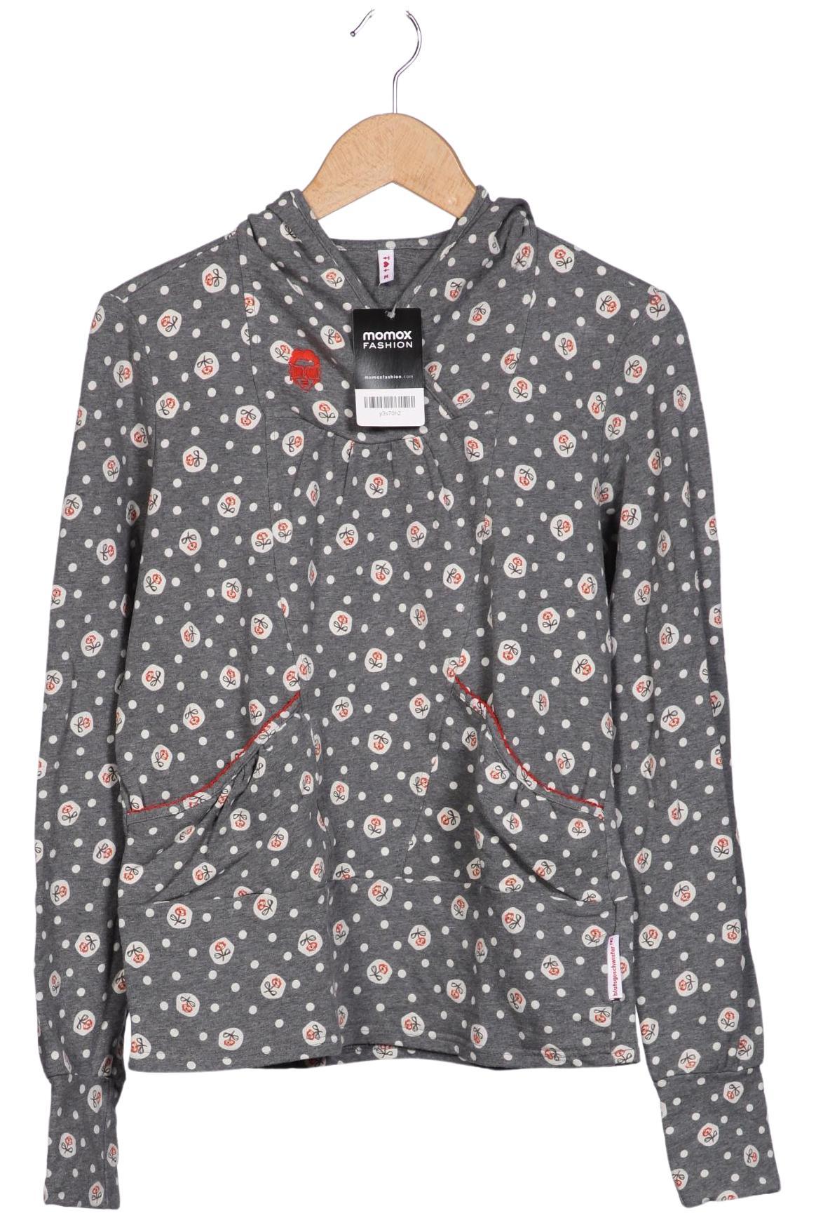 

Blutsgeschwister Damen Kapuzenpullover, grau, Gr. 38