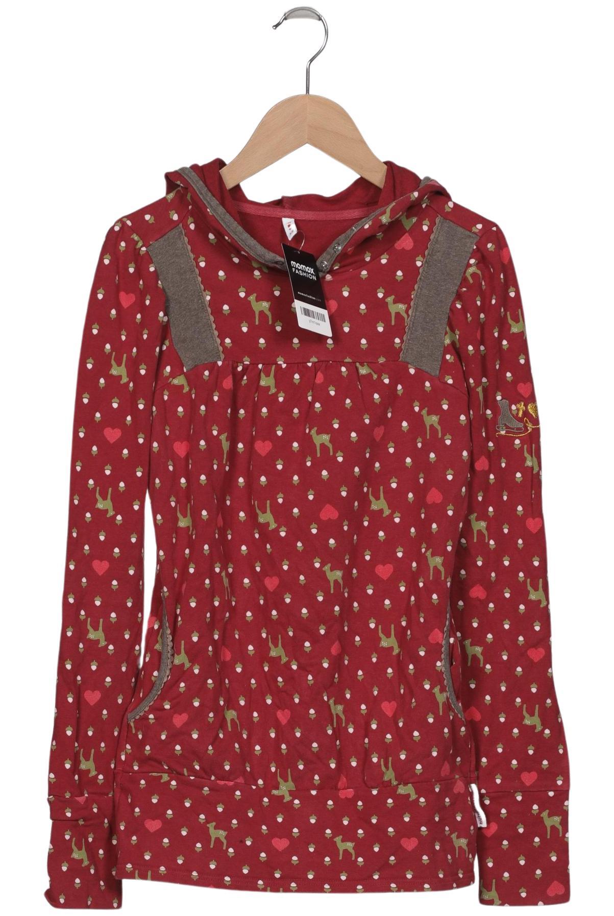 

Blutsgeschwister Damen Kapuzenpullover, rot, Gr. 34