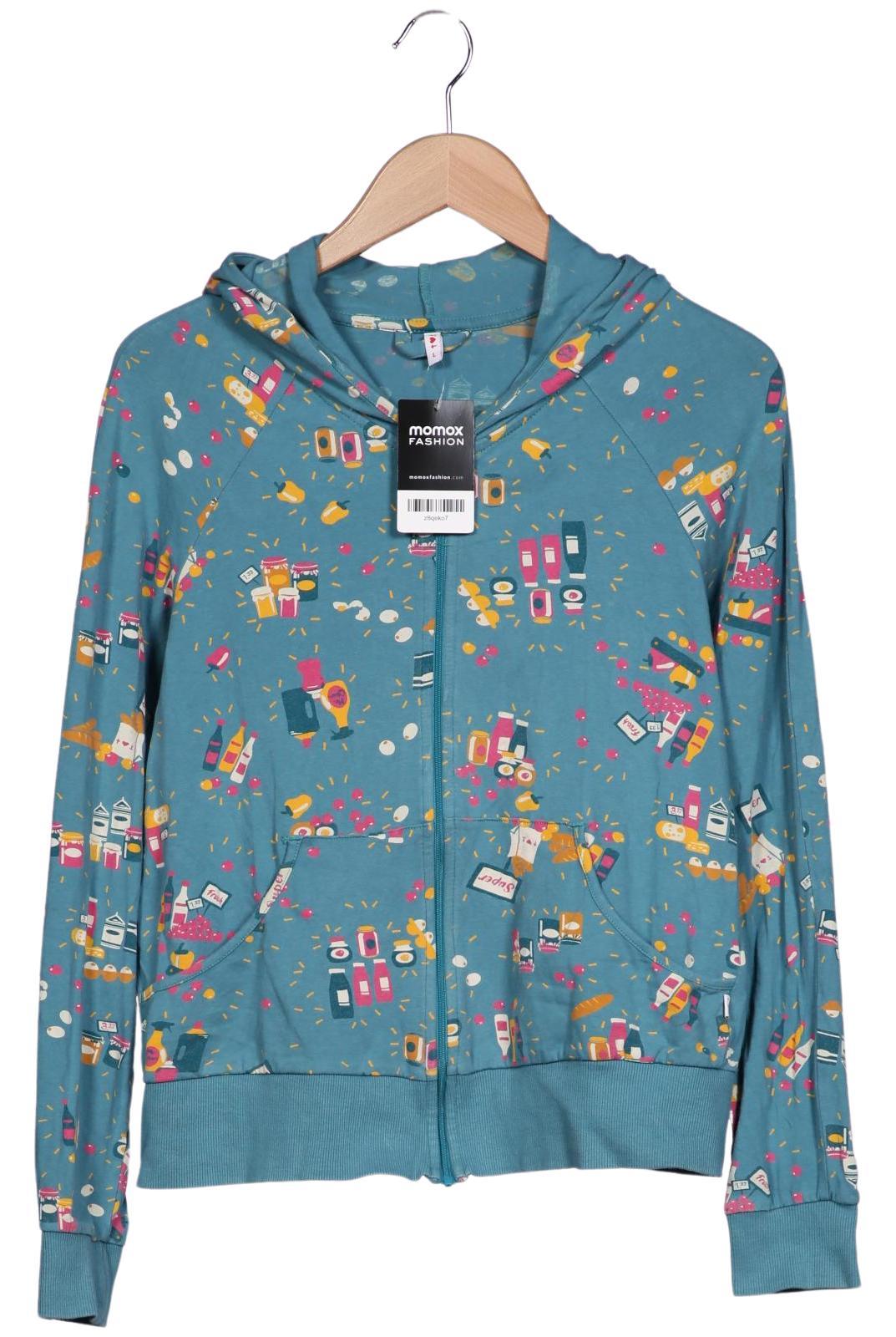 

Blutsgeschwister Damen Kapuzenpullover, türkis, Gr. 42