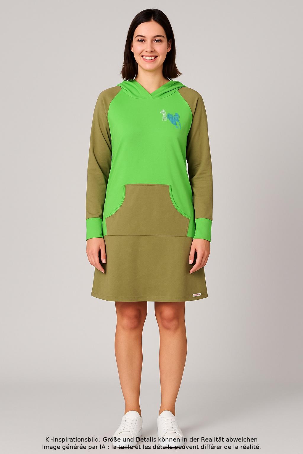 

Blutsgeschwister Damen Kleid, grün, Gr. 42