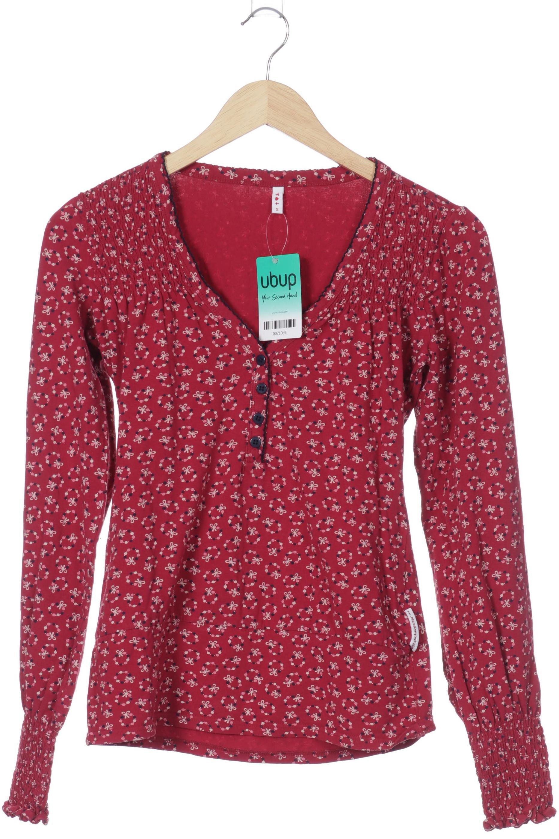 

Blutsgeschwister Damen Langarmshirt, rot, Gr.