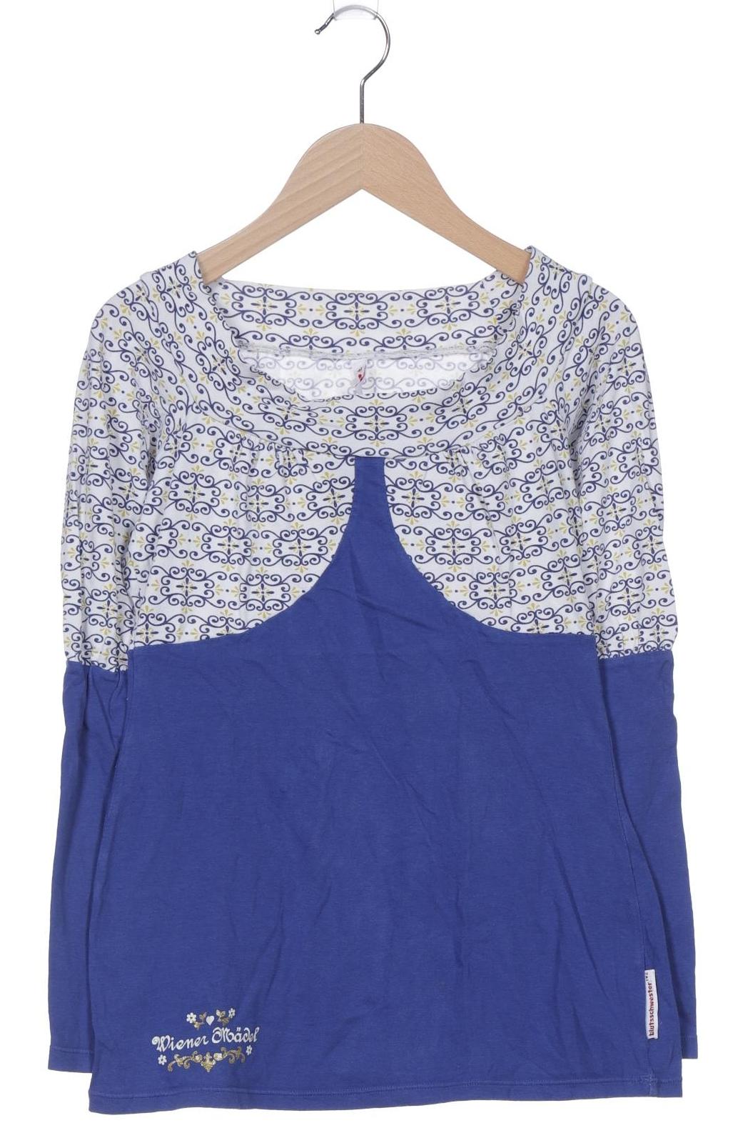 

Blutsgeschwister Damen Langarmshirt, blau, Gr. 34