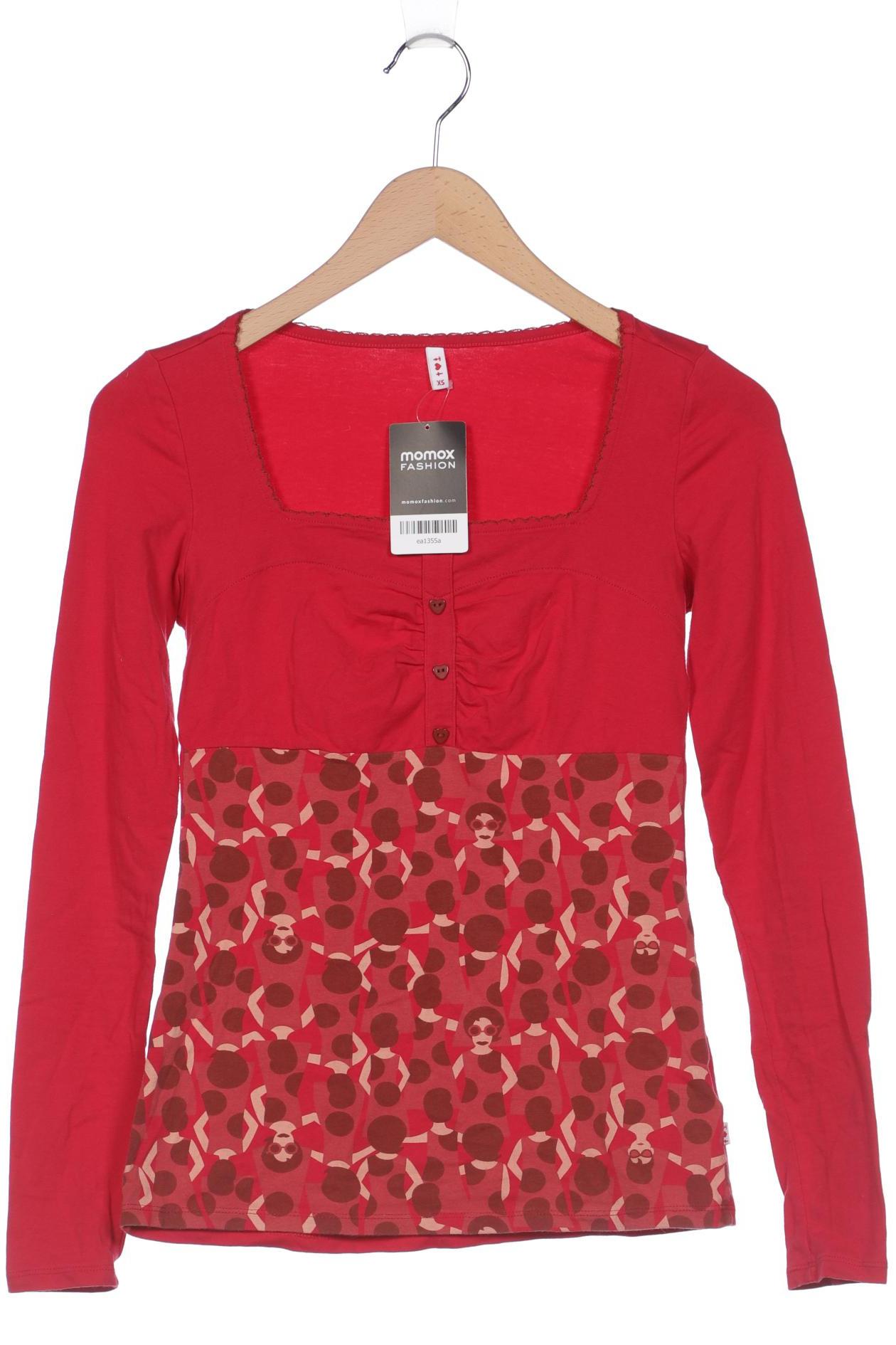 

Blutsgeschwister Damen Langarmshirt, rot, Gr. 34