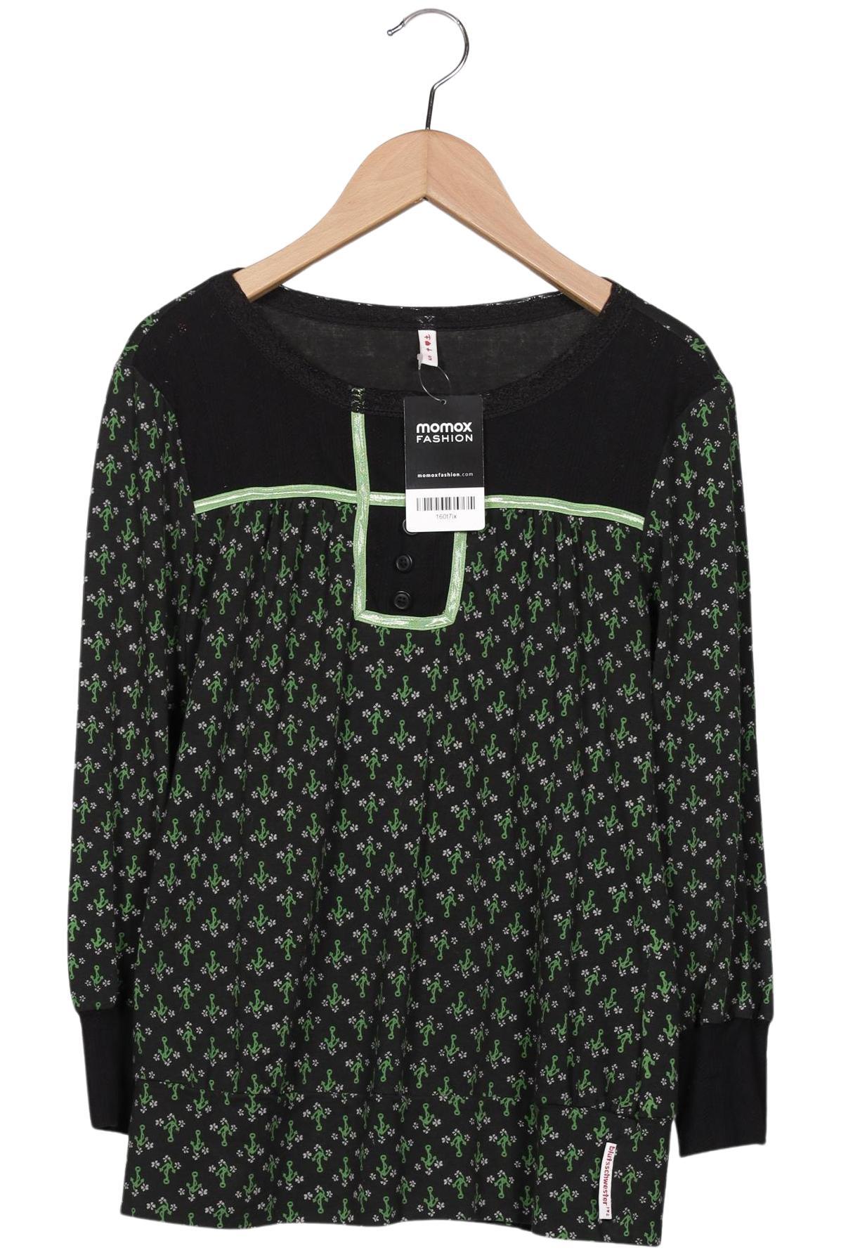 

Blutsgeschwister Damen Langarmshirt, schwarz, Gr. 36