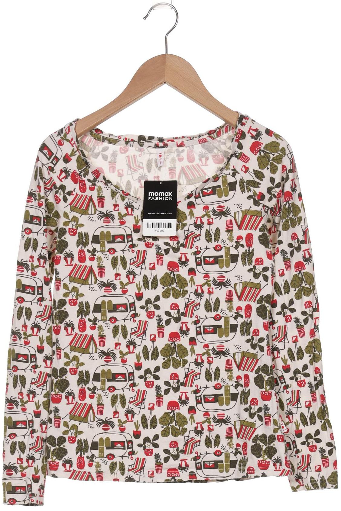 

Blutsgeschwister Damen Langarmshirt, weiß, Gr. 36