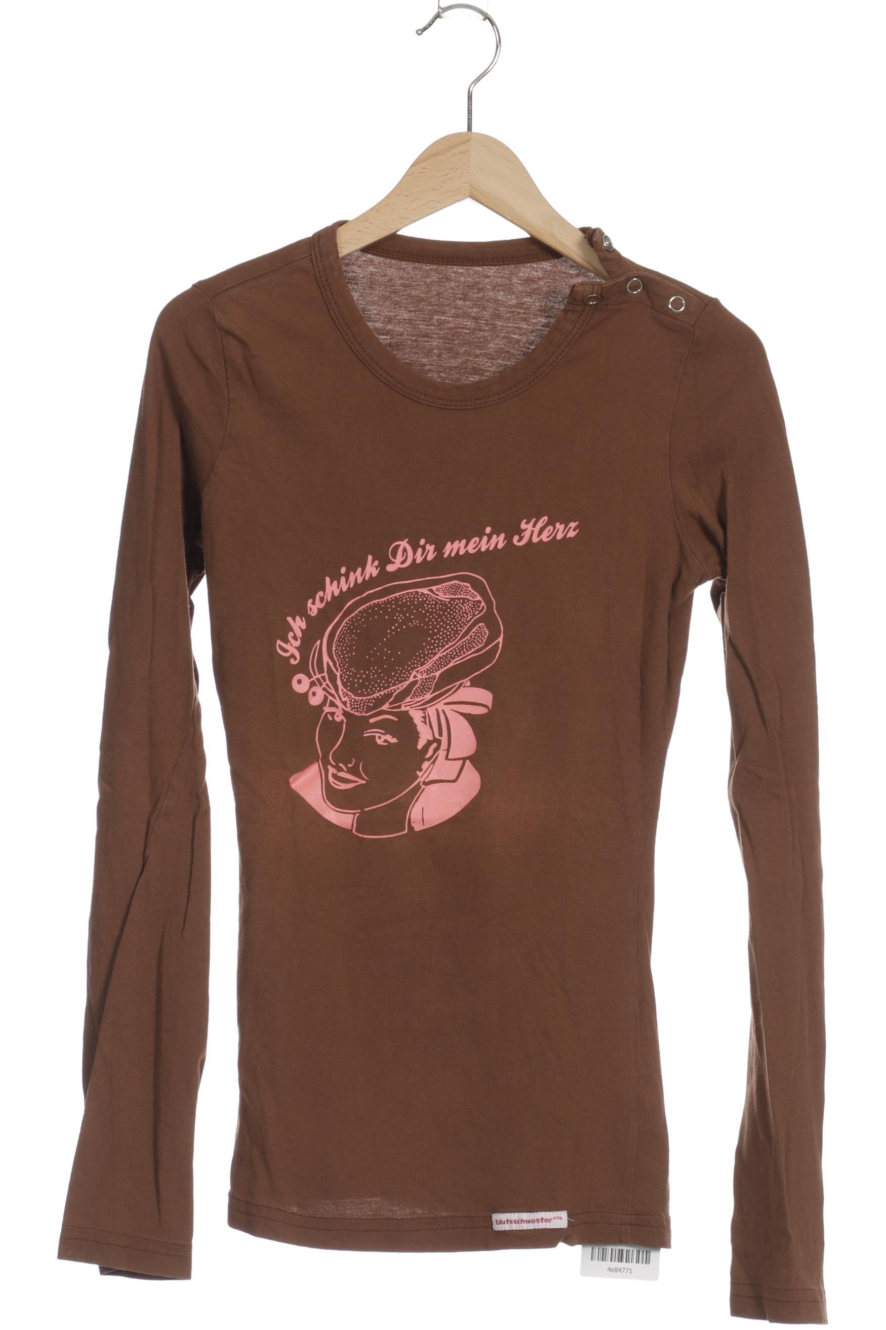 

Blutsgeschwister Damen Langarmshirt, braun, Gr. 34