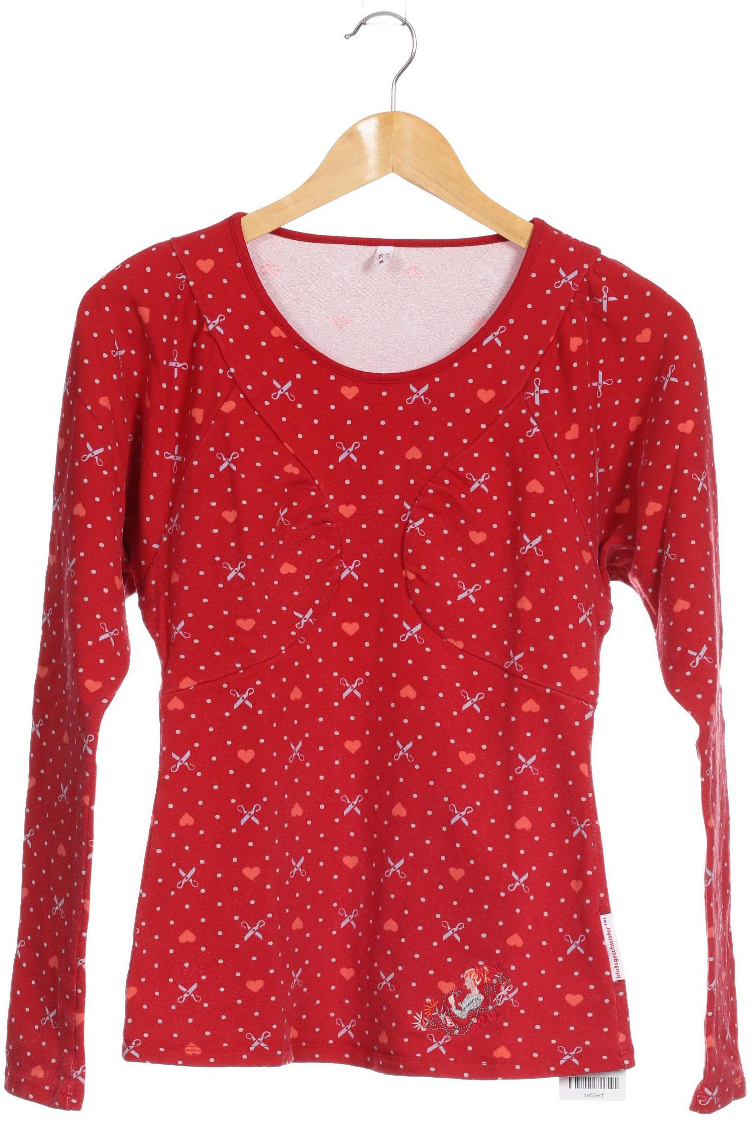 

Blutsgeschwister Damen Langarmshirt, rot, Gr.