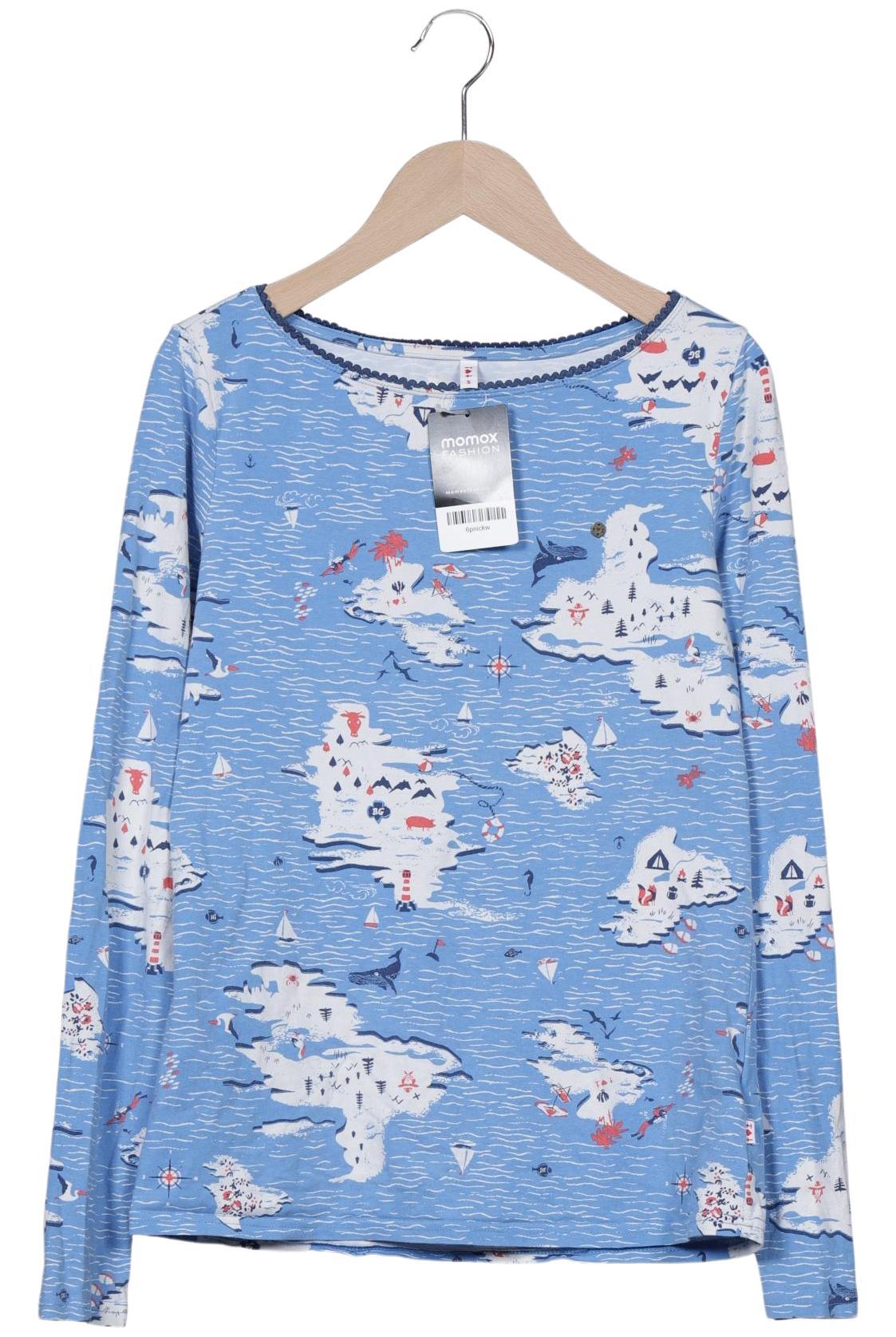 

Blutsgeschwister Damen Langarmshirt, blau, Gr. 36