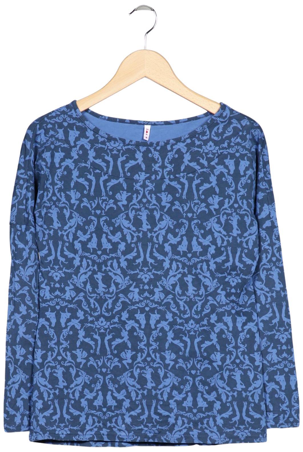 

Blutsgeschwister Damen Langarmshirt, blau, Gr. 38