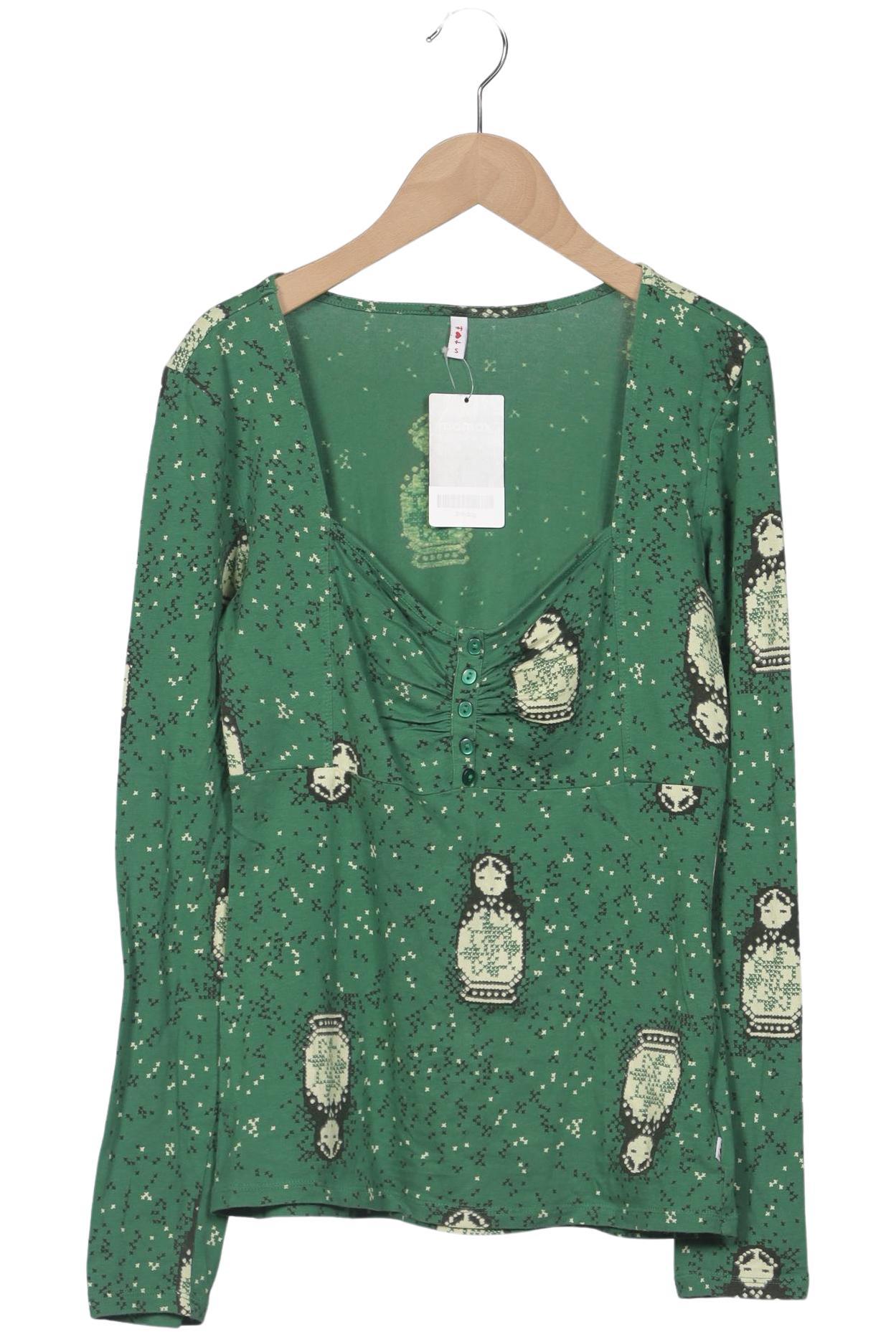 

Blutsgeschwister Damen Langarmshirt, grün, Gr. 36