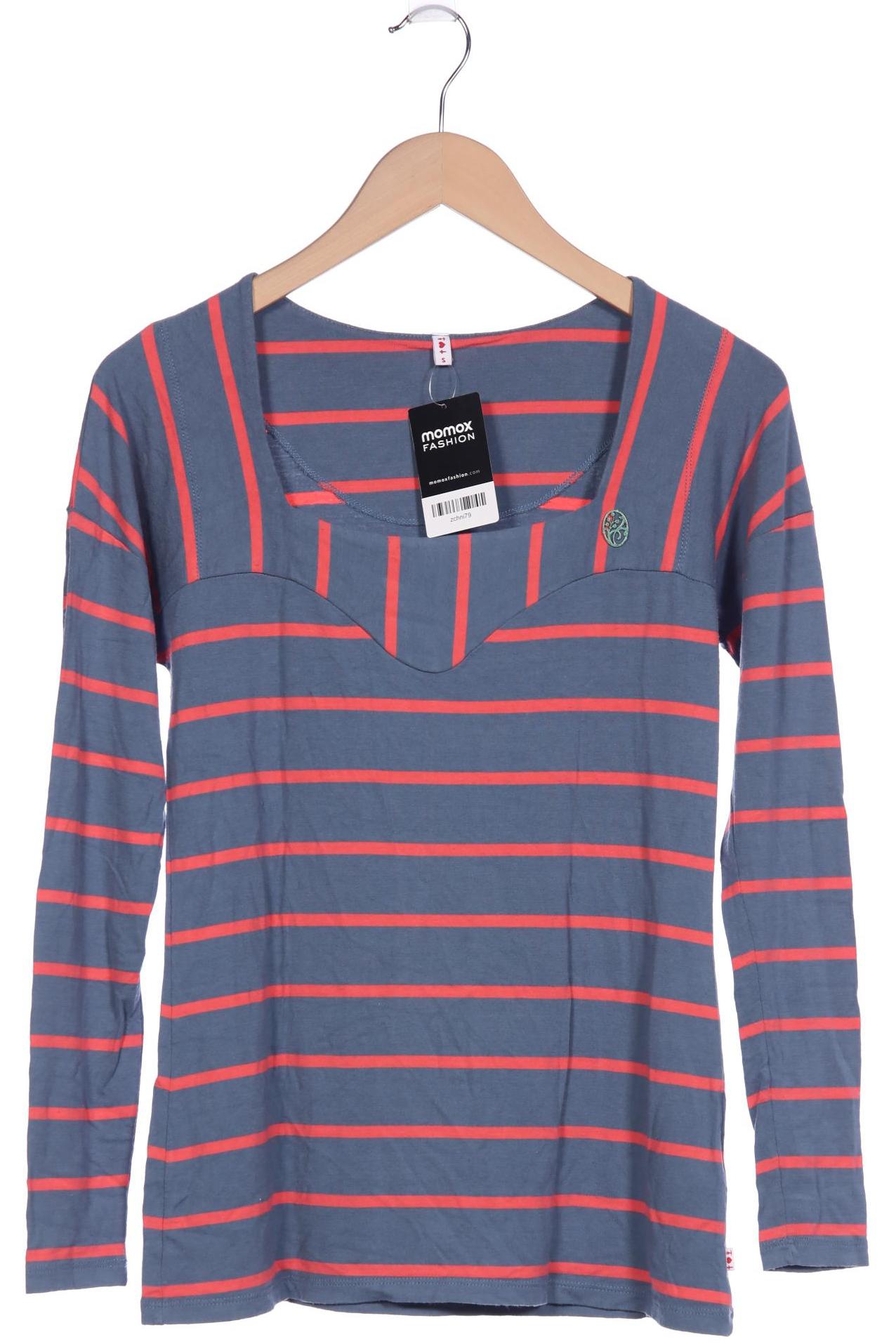 Thumbnail - Blutsgeschwister Damen Langarmshirt, blau, Gr. 36