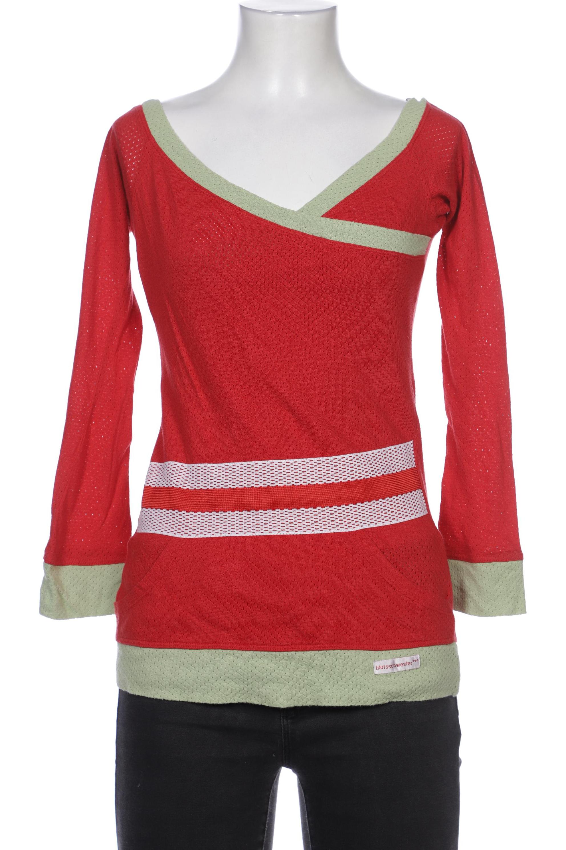 

Blutsgeschwister Damen Langarmshirt, rot, Gr. 36