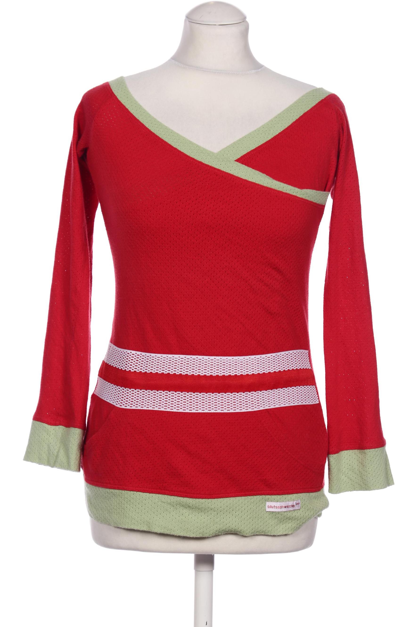 

Blutsgeschwister Damen Langarmshirt, rot, Gr. 38