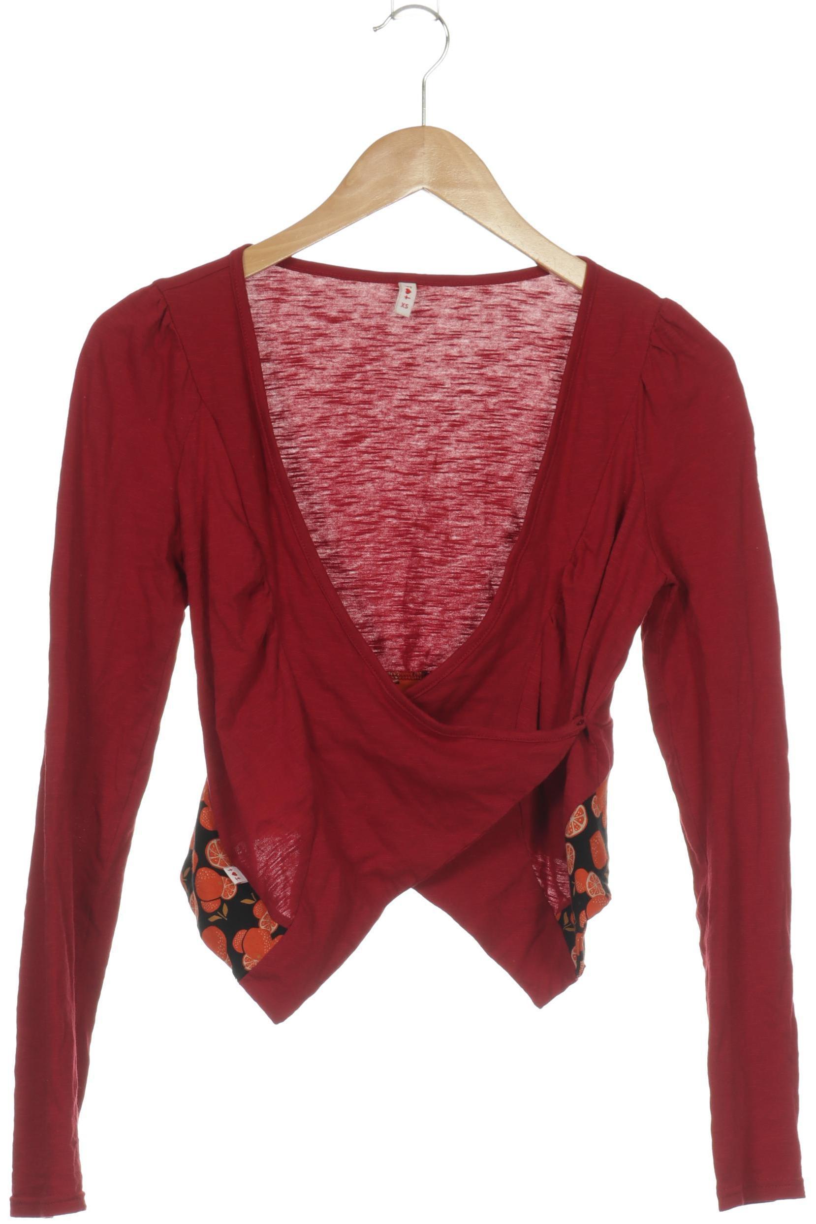 

Blutsgeschwister Damen Langarmshirt, rot, Gr.