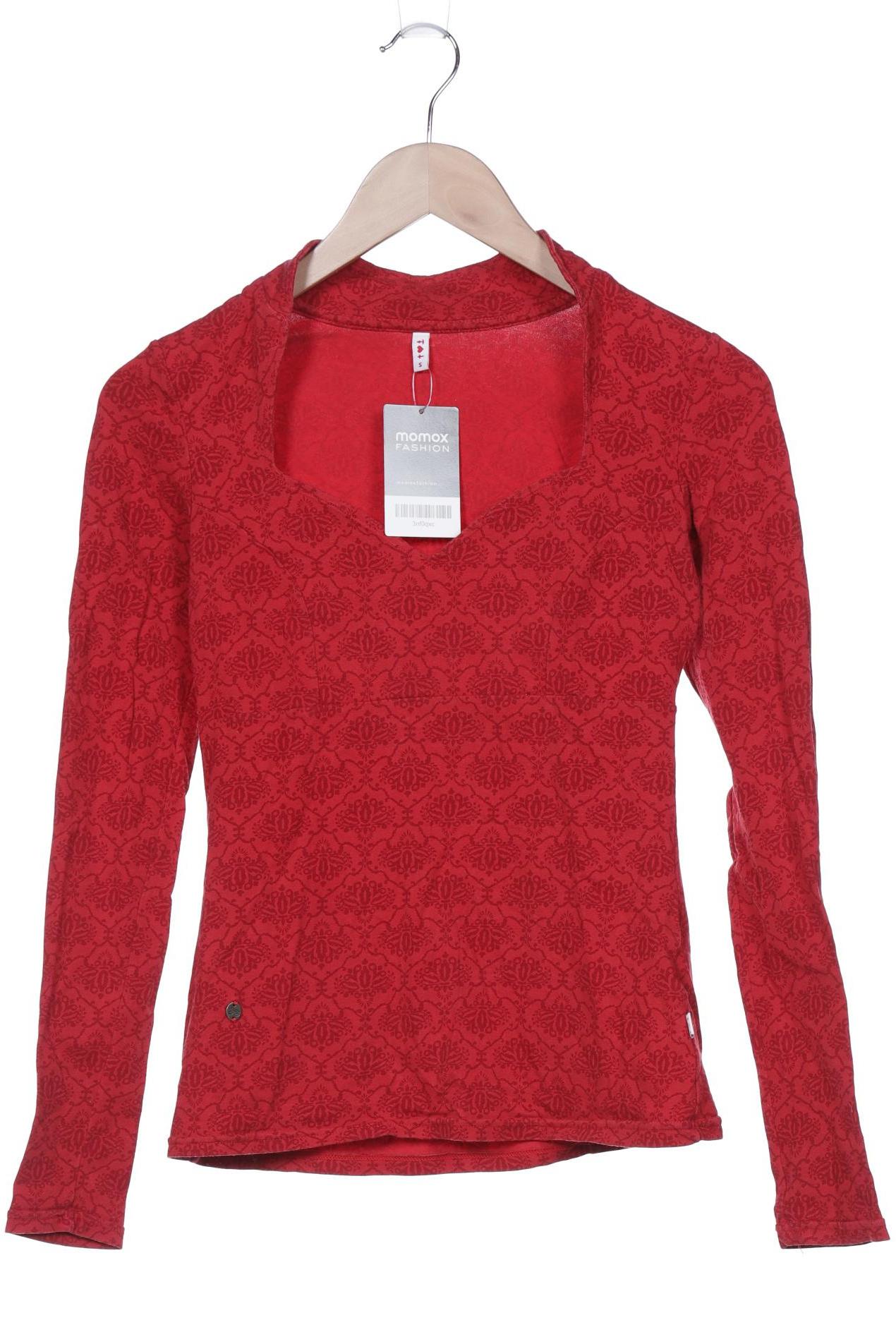 

Blutsgeschwister Damen Langarmshirt, rot, Gr. 36