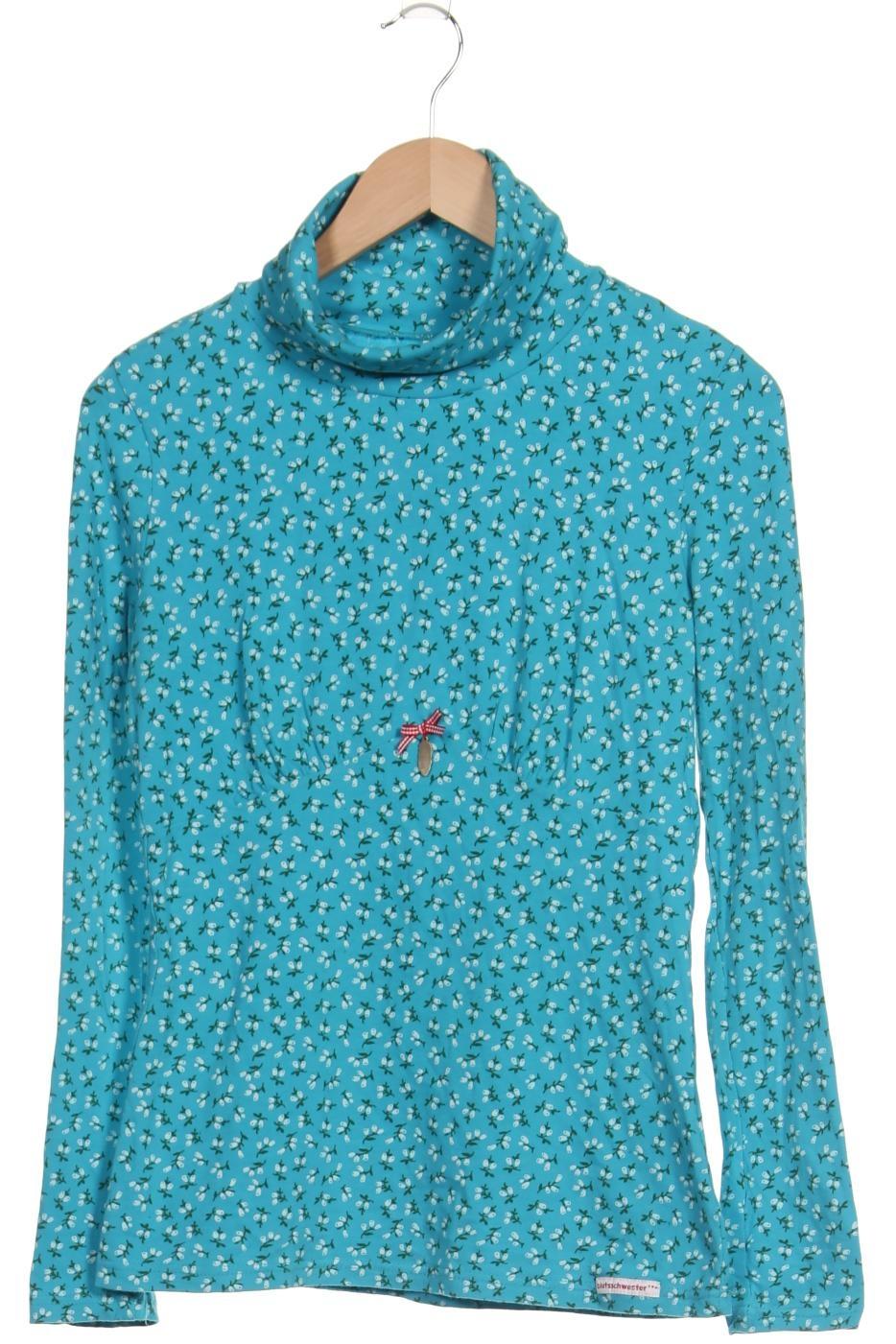 

Blutsgeschwister Damen Langarmshirt, blau, Gr. 36