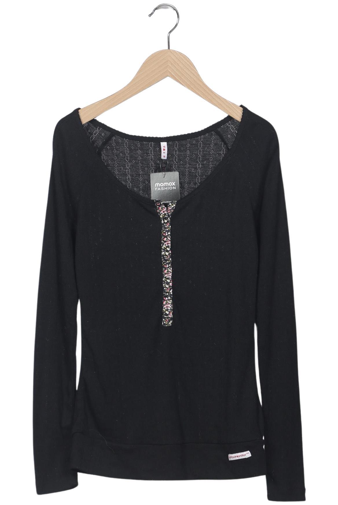 

Blutsgeschwister Damen Langarmshirt, schwarz, Gr. 38