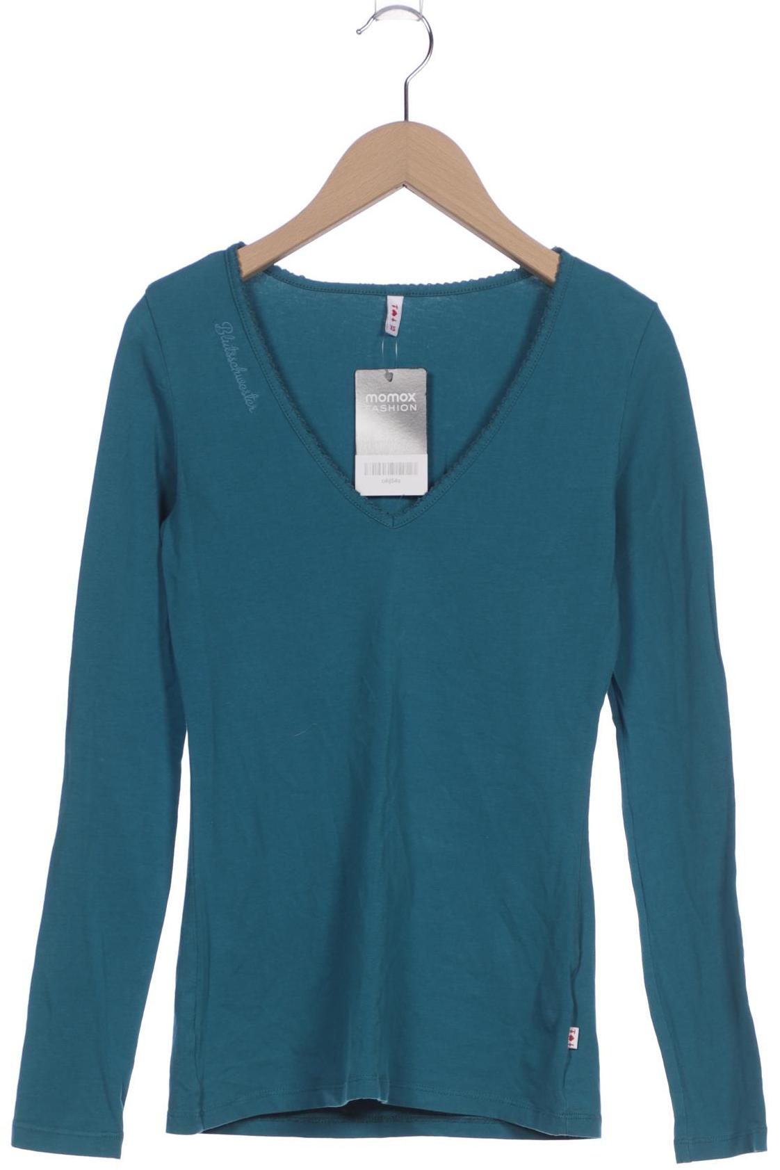 

Blutsgeschwister Damen Langarmshirt, blau, Gr. 34