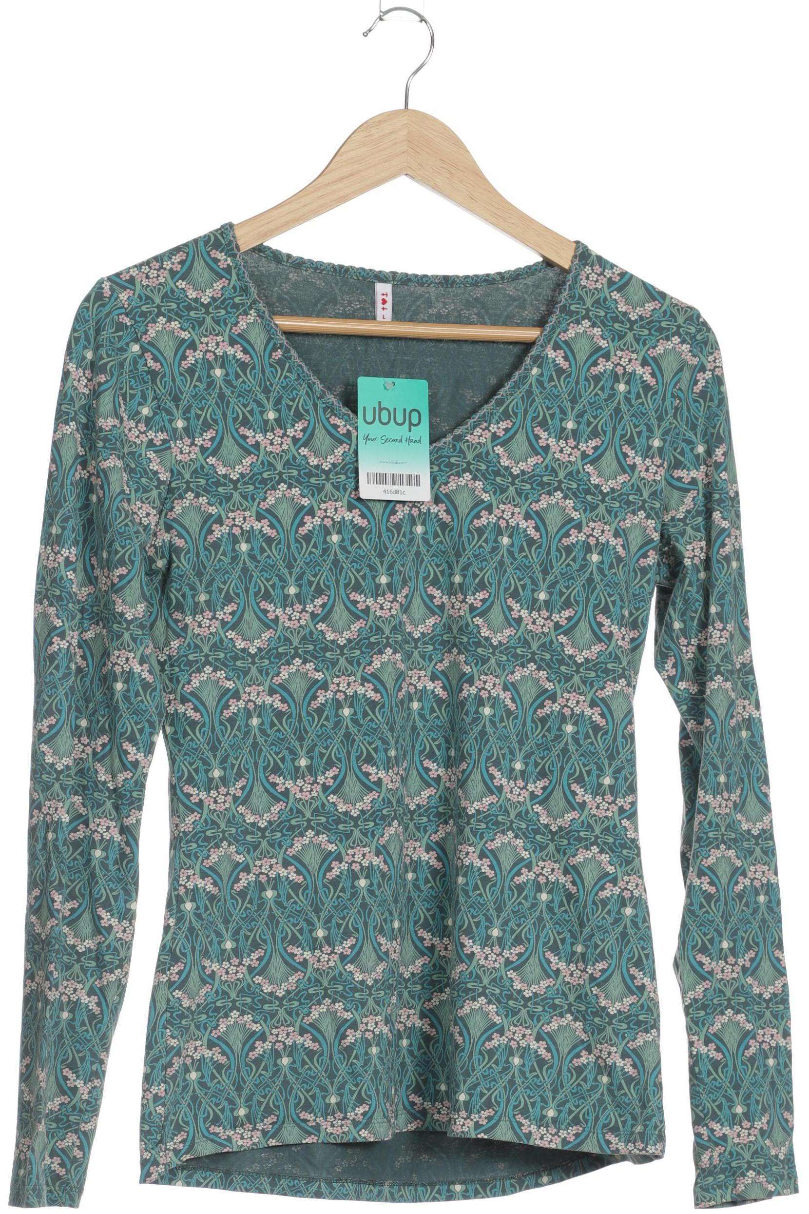 

Blutsgeschwister Damen Langarmshirt, türkis, Gr.