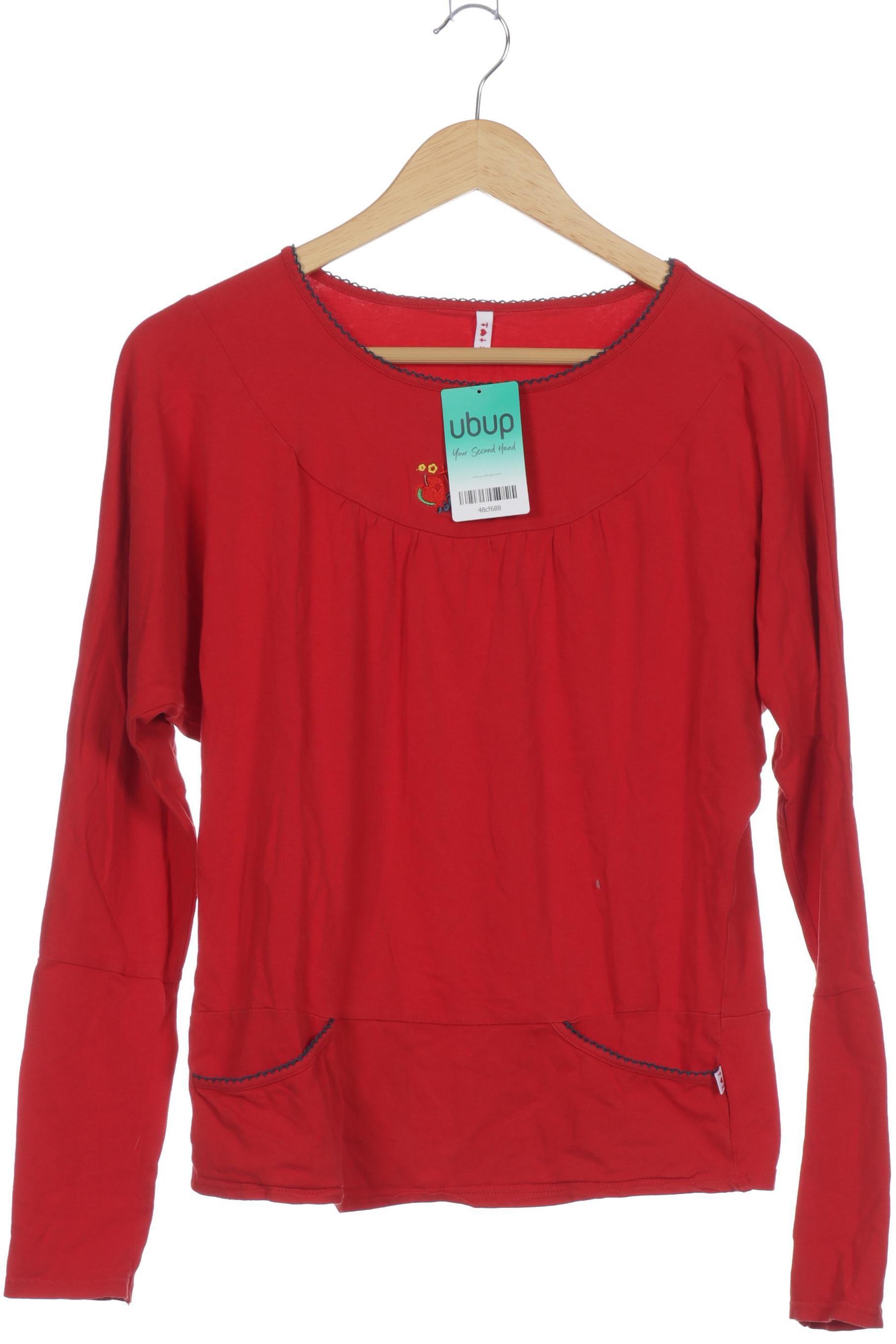 

Blutsgeschwister Damen Langarmshirt, rot, Gr.