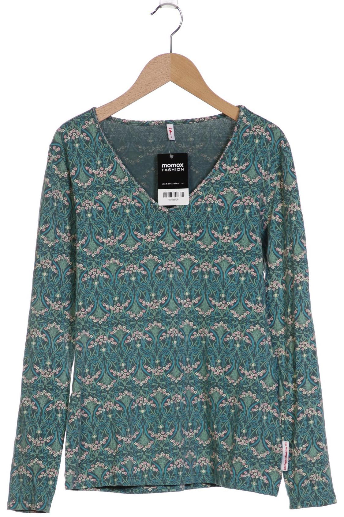 

Blutsgeschwister Damen Langarmshirt, türkis, Gr. 42